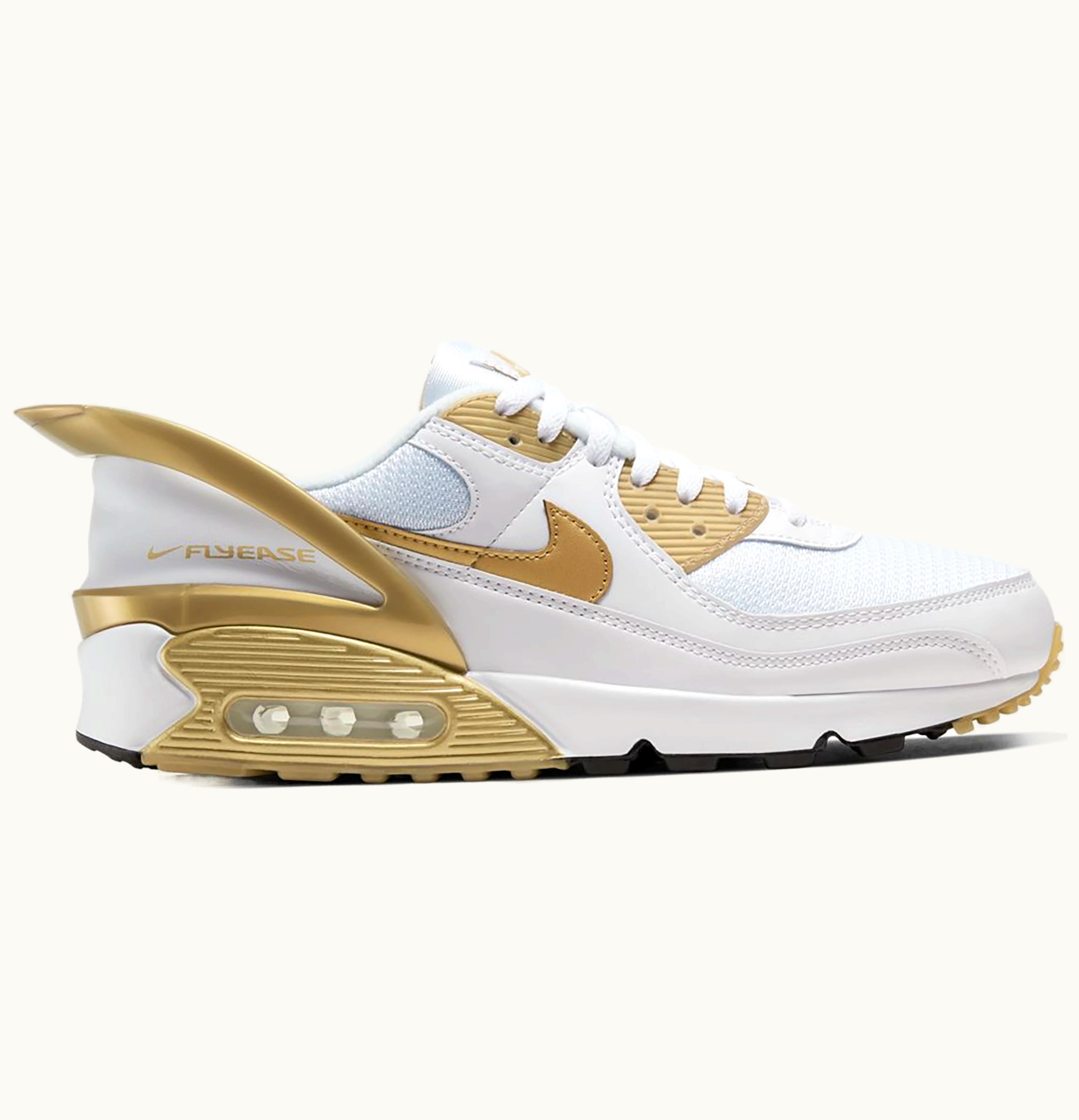 Nike Nike Air Max 90 Flyease White Gold