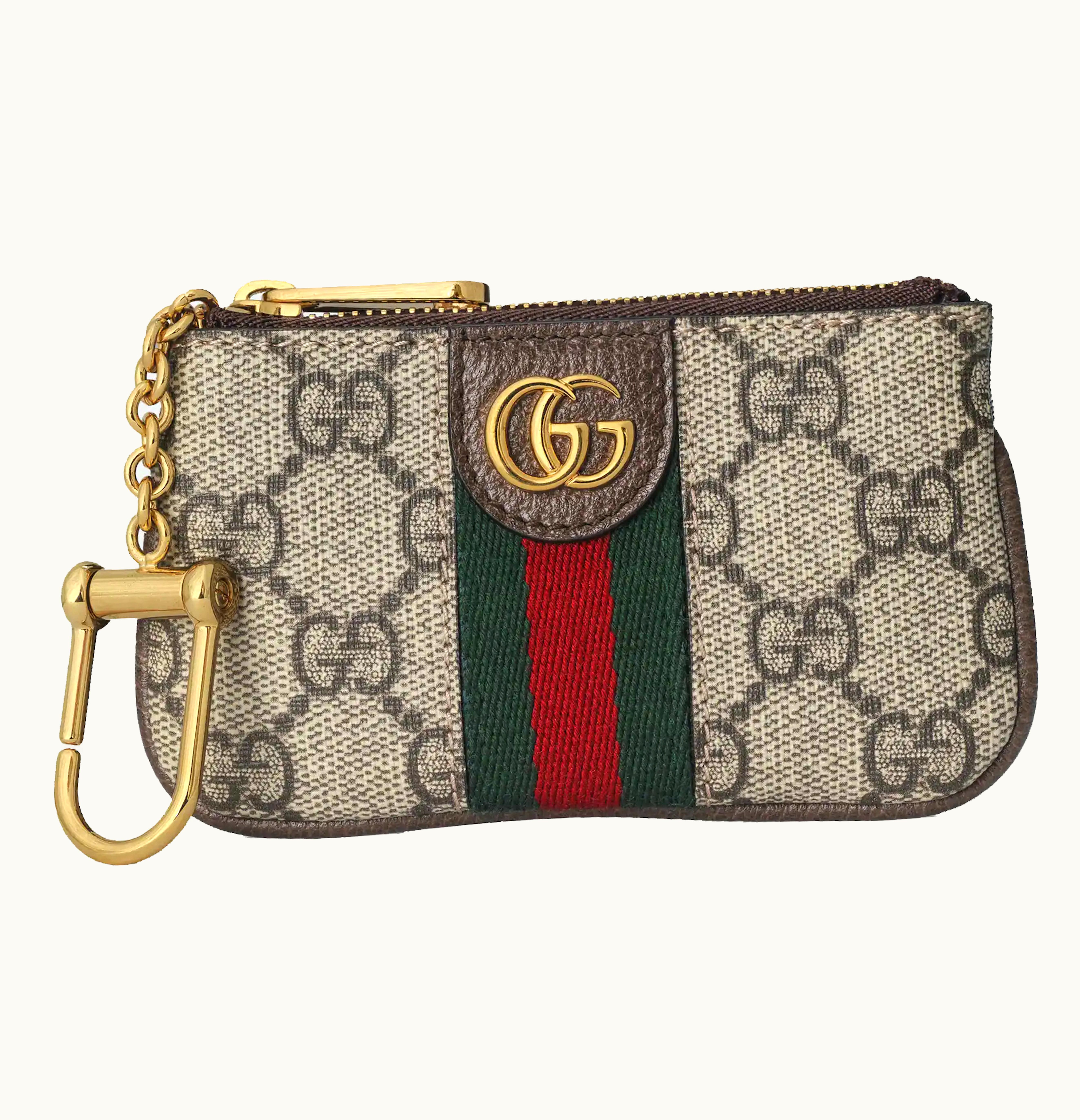 Gucci Gucci Ophidia Key Case Beige Ebony