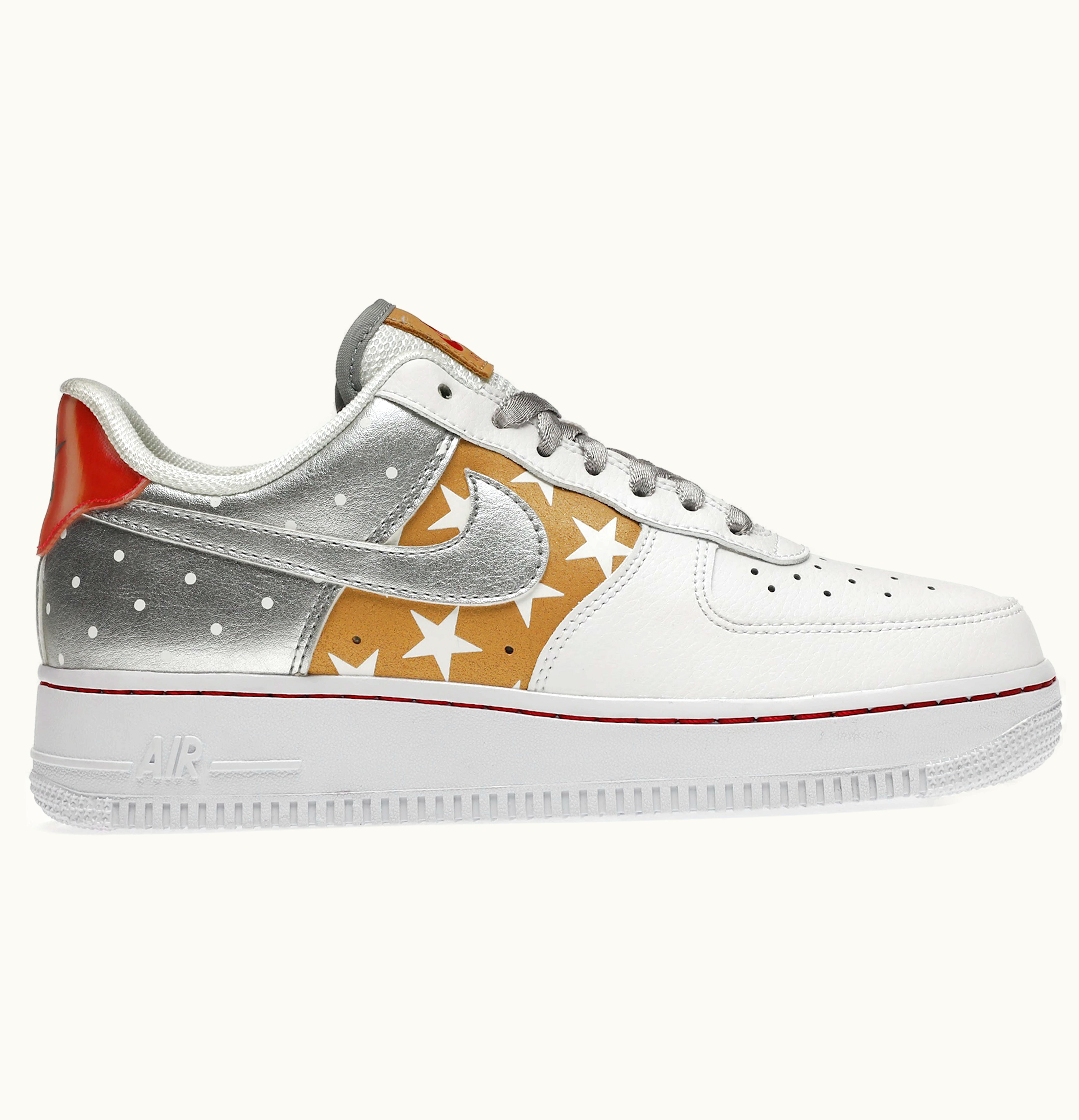 Nike Nike Air Force 1 Low Metallic Gold Stars W