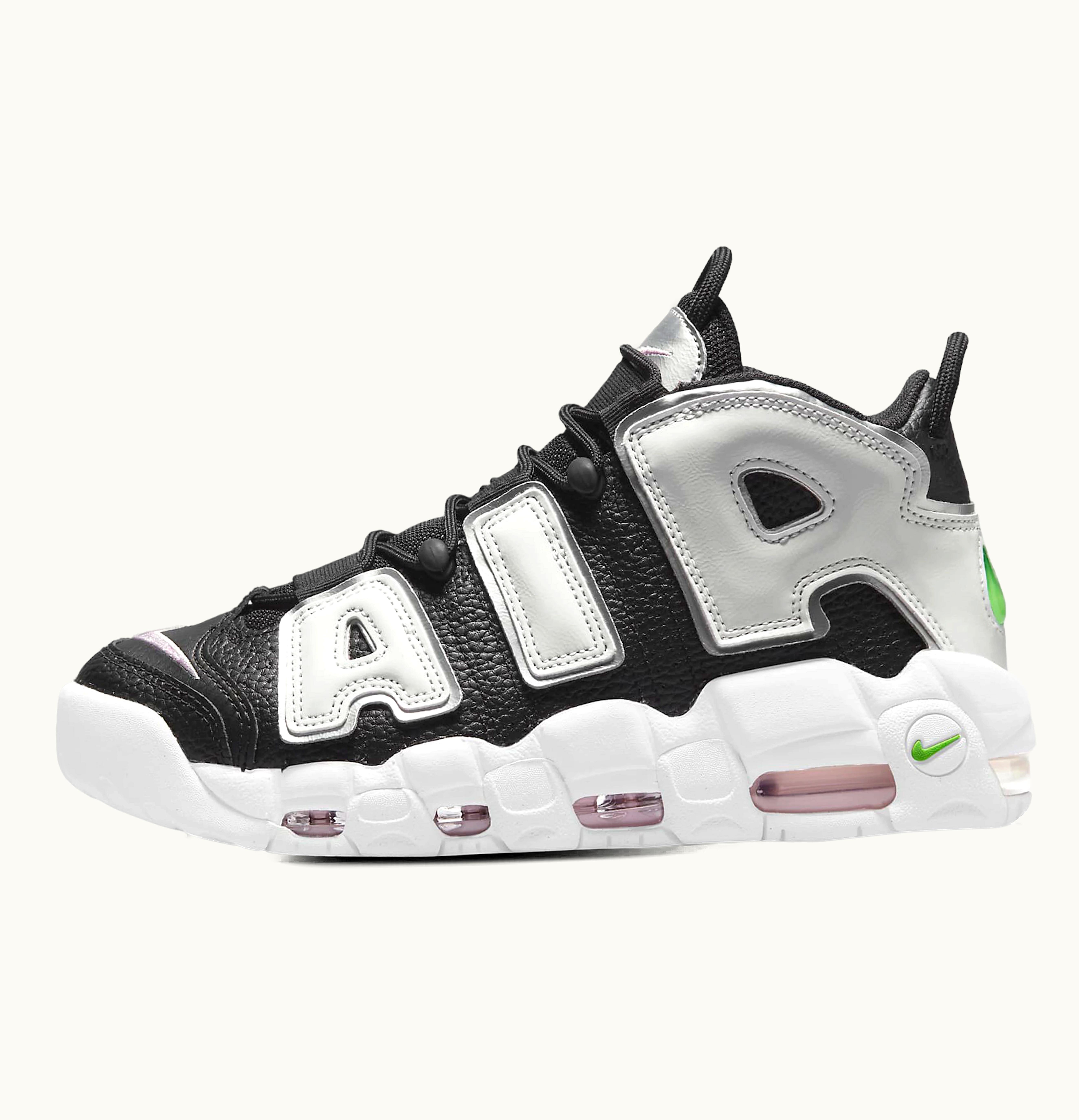 Nike Nike Air More Uptempo Black White Green W