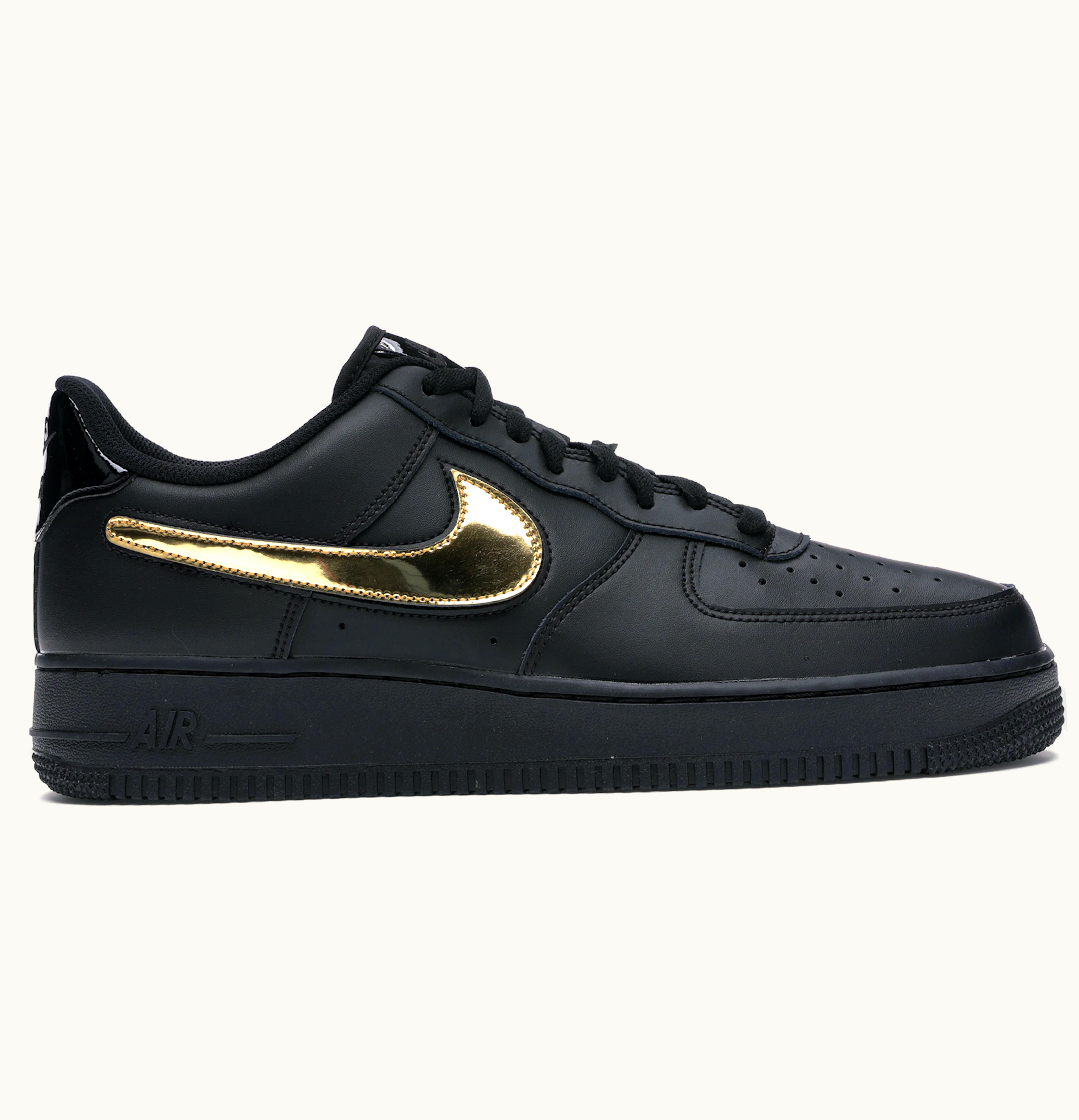 Nike Nike Air Force 1 Black Metallic Gold