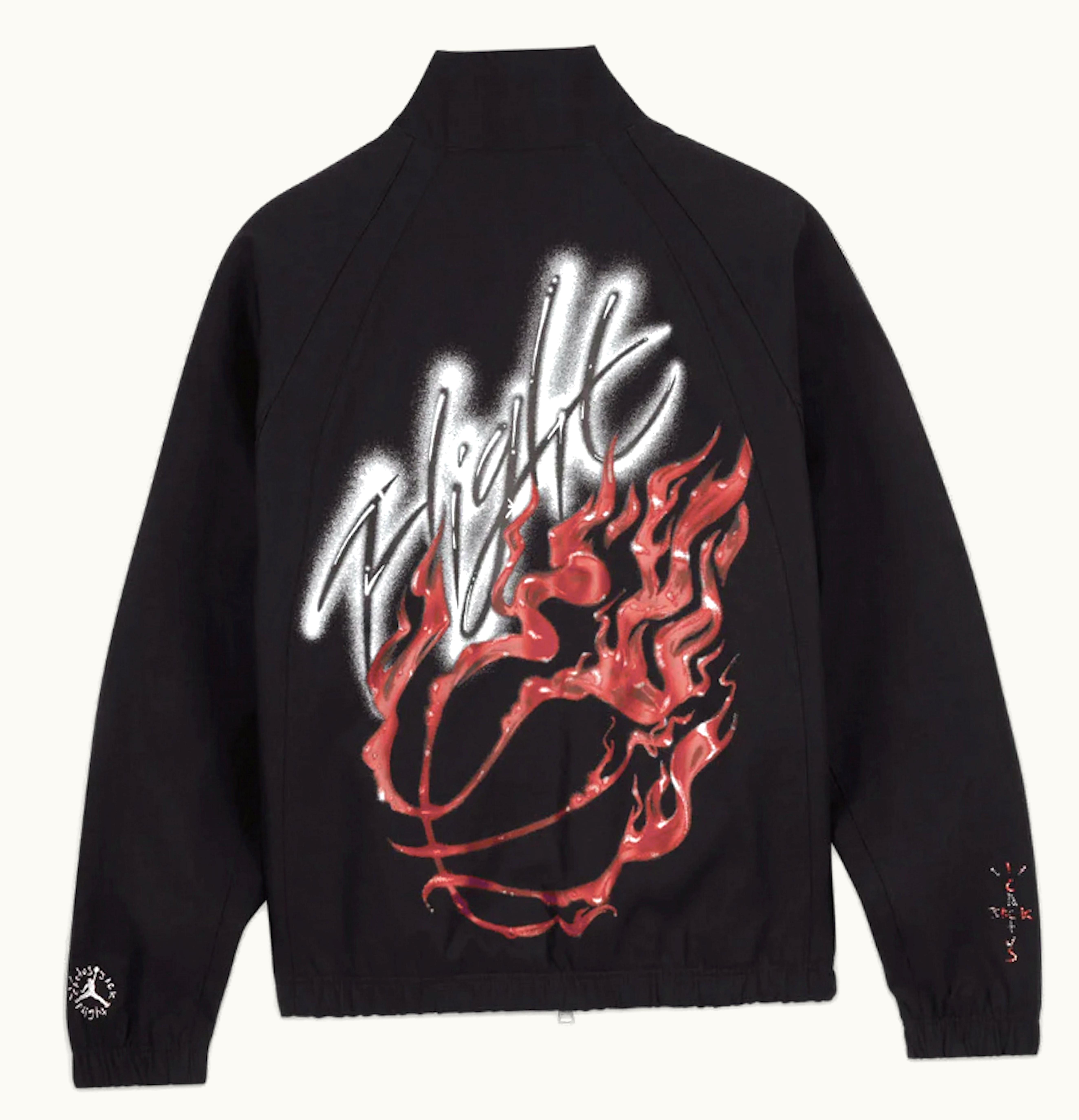 Travis Scott Travis Scott Cactus Jack x Jordan Woven Jacket Black