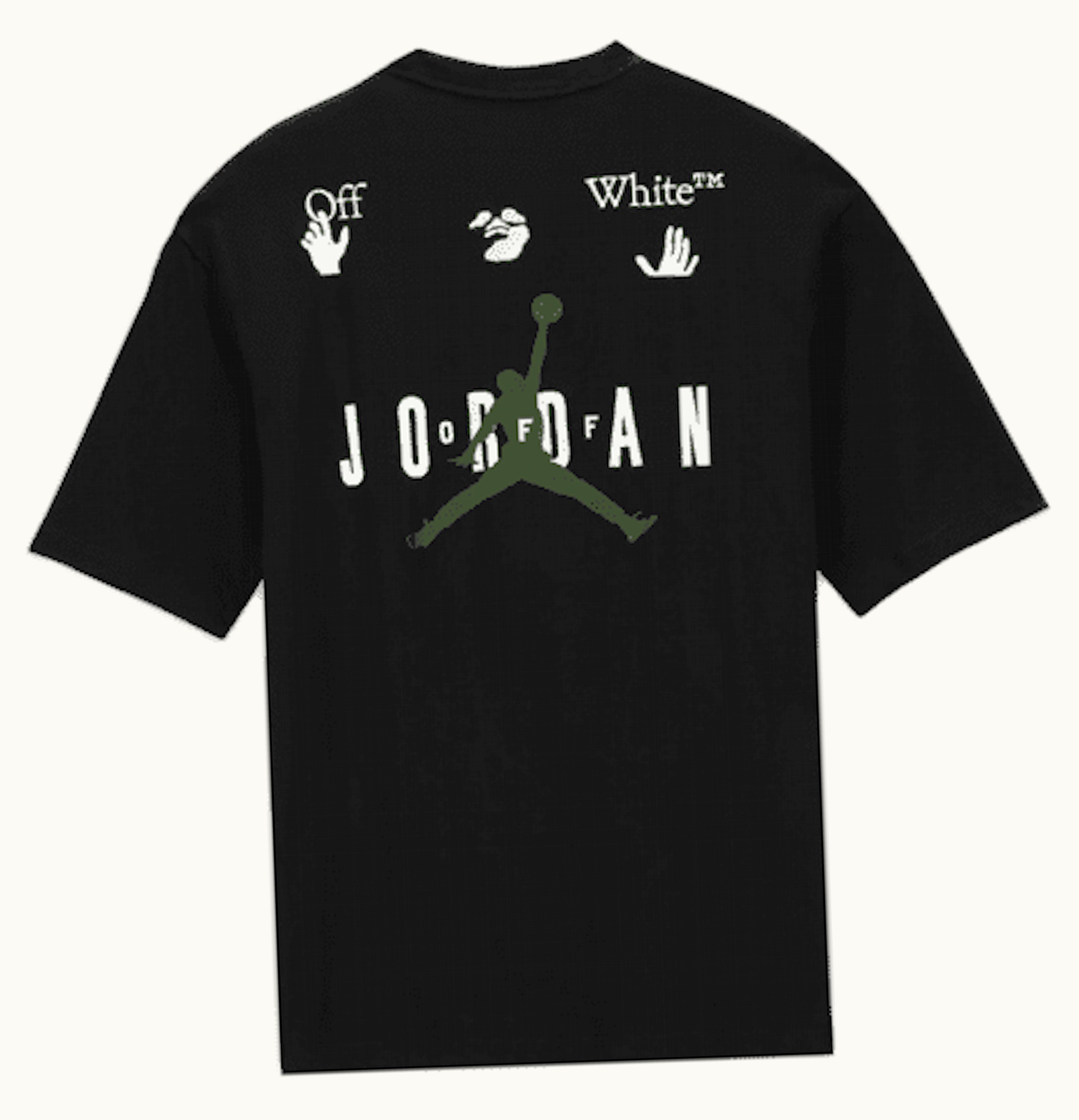 OFF-WHITE Off White x Jordan T shirt Asia Sizing Black