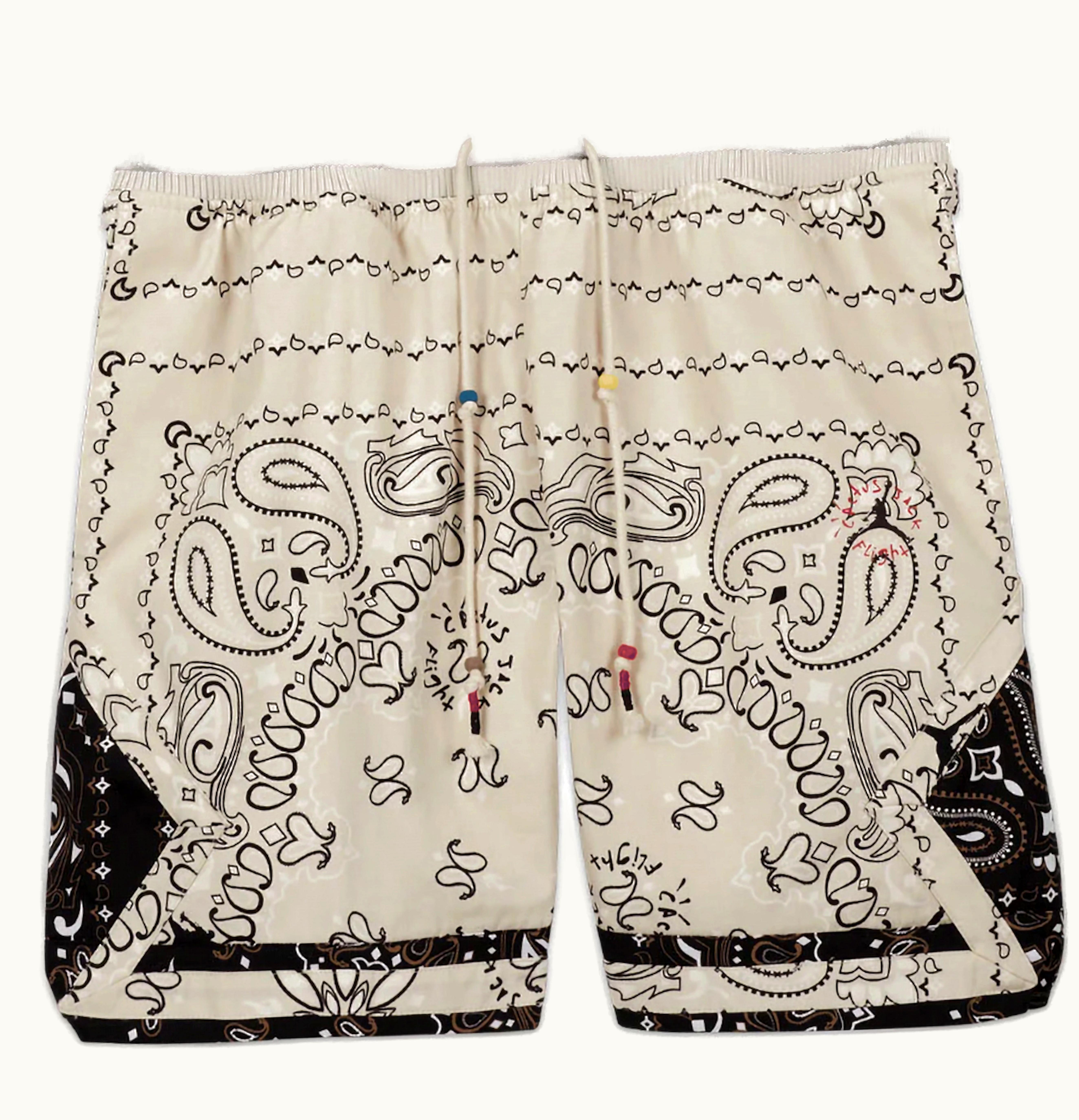 Travis Scott Travis Scott Cactus Jack x Jordan Paisley Shorts Asia Sizing Orewood
