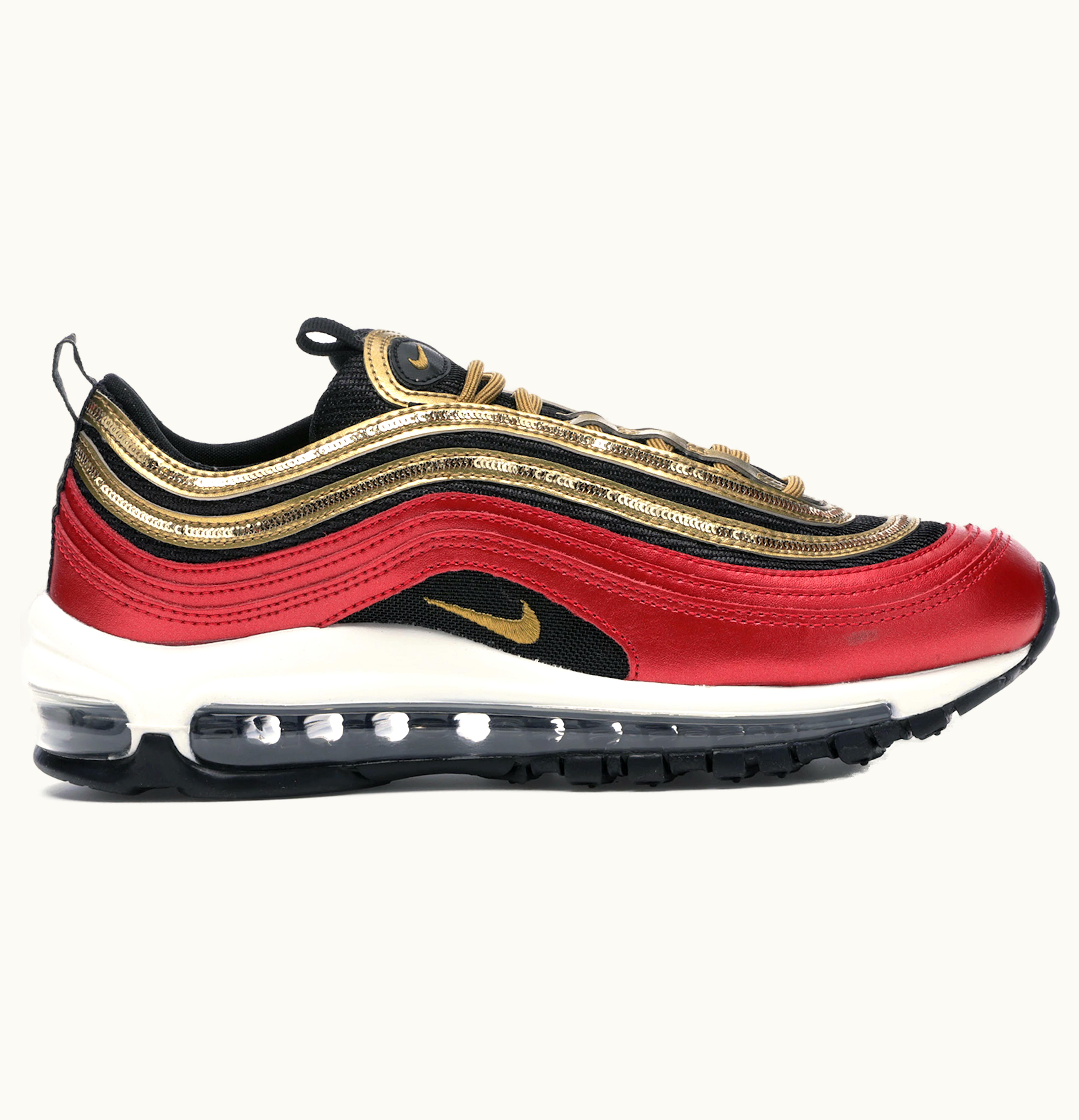 Nike Nike Air Max 97 Red Gold Sequin W