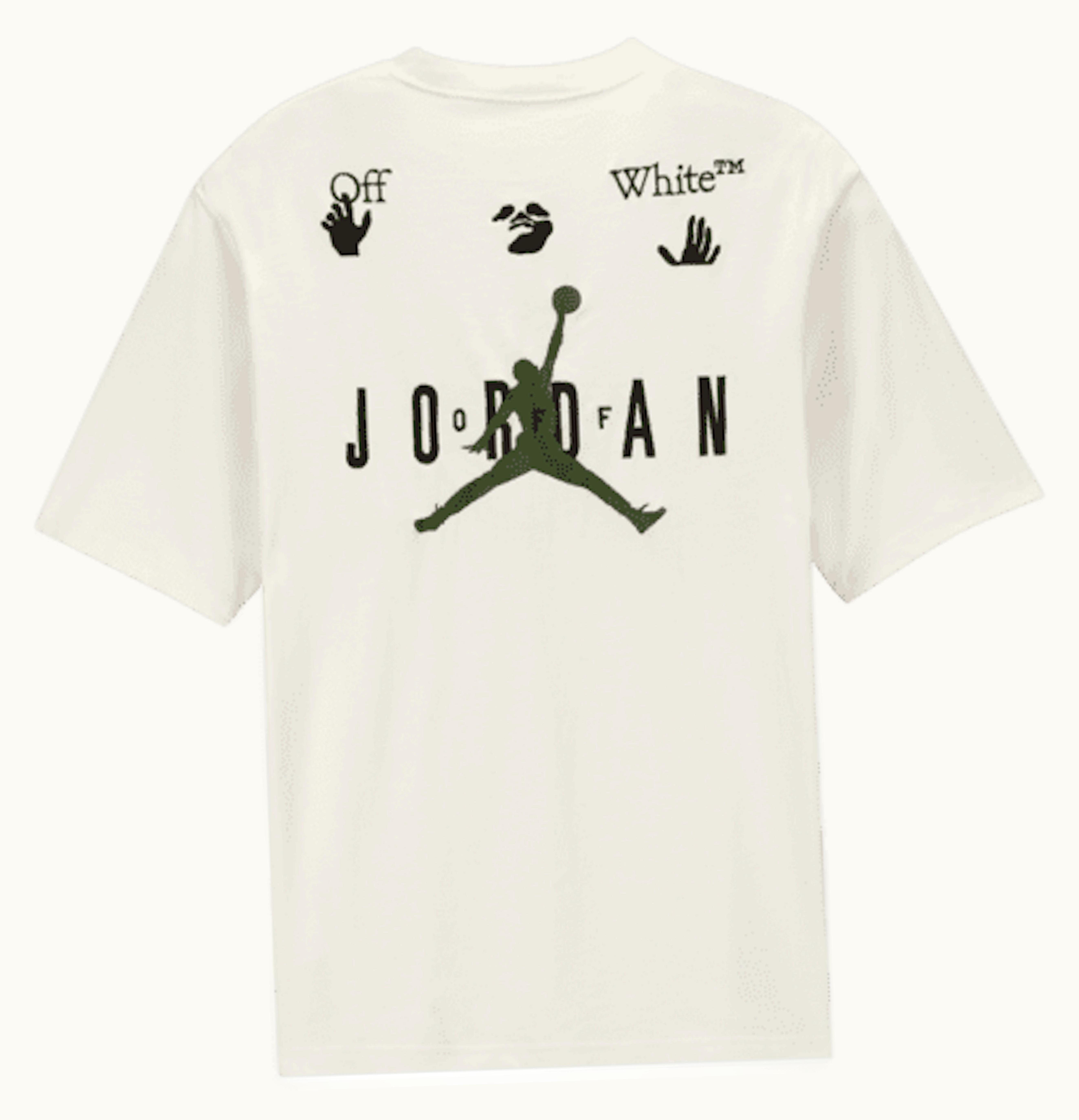 OFF-WHITE Off White x Jordan T shirt Sail