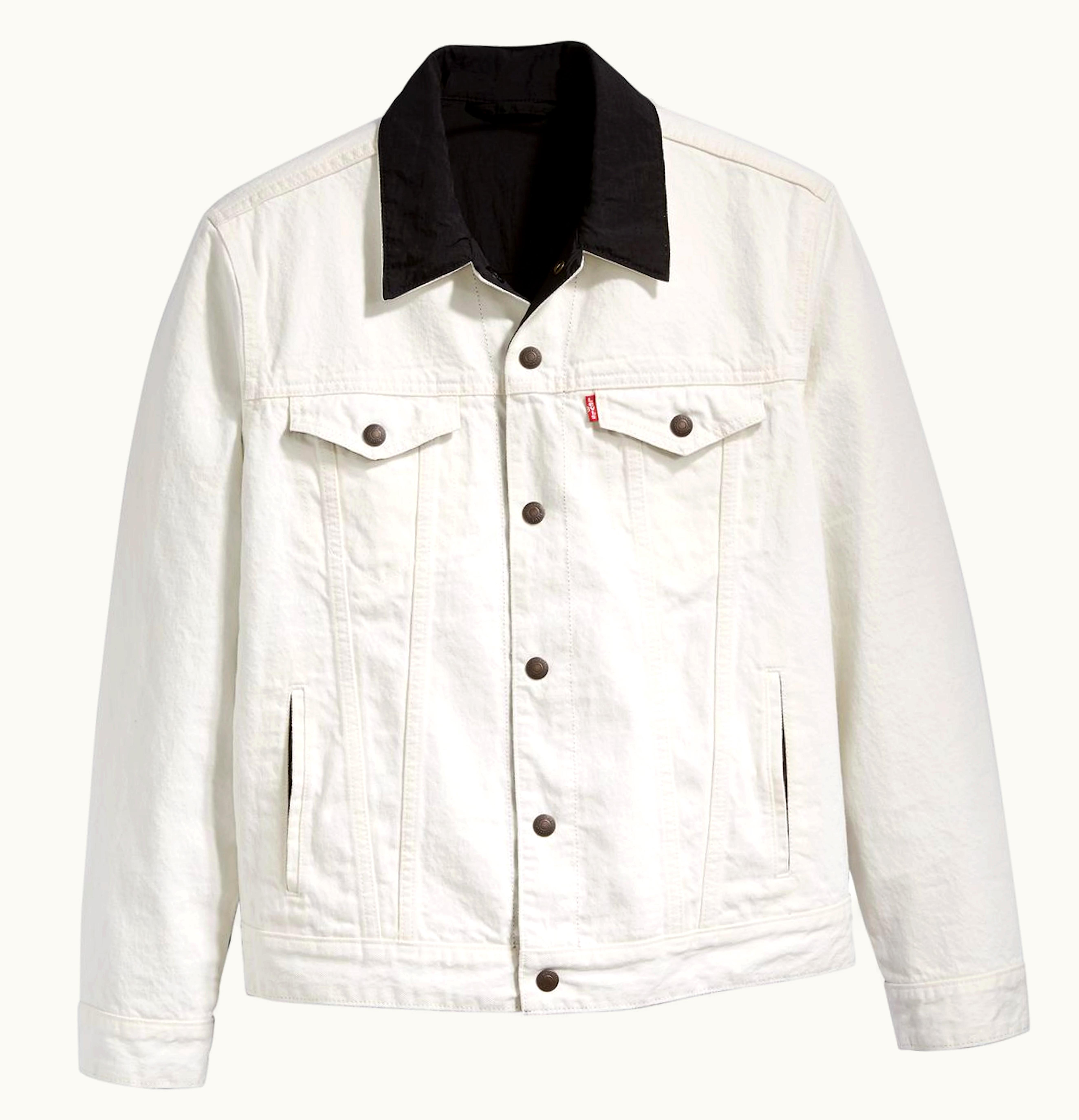 Jordan Air Jordan x Levis Reversible Trucker Jacket White Black