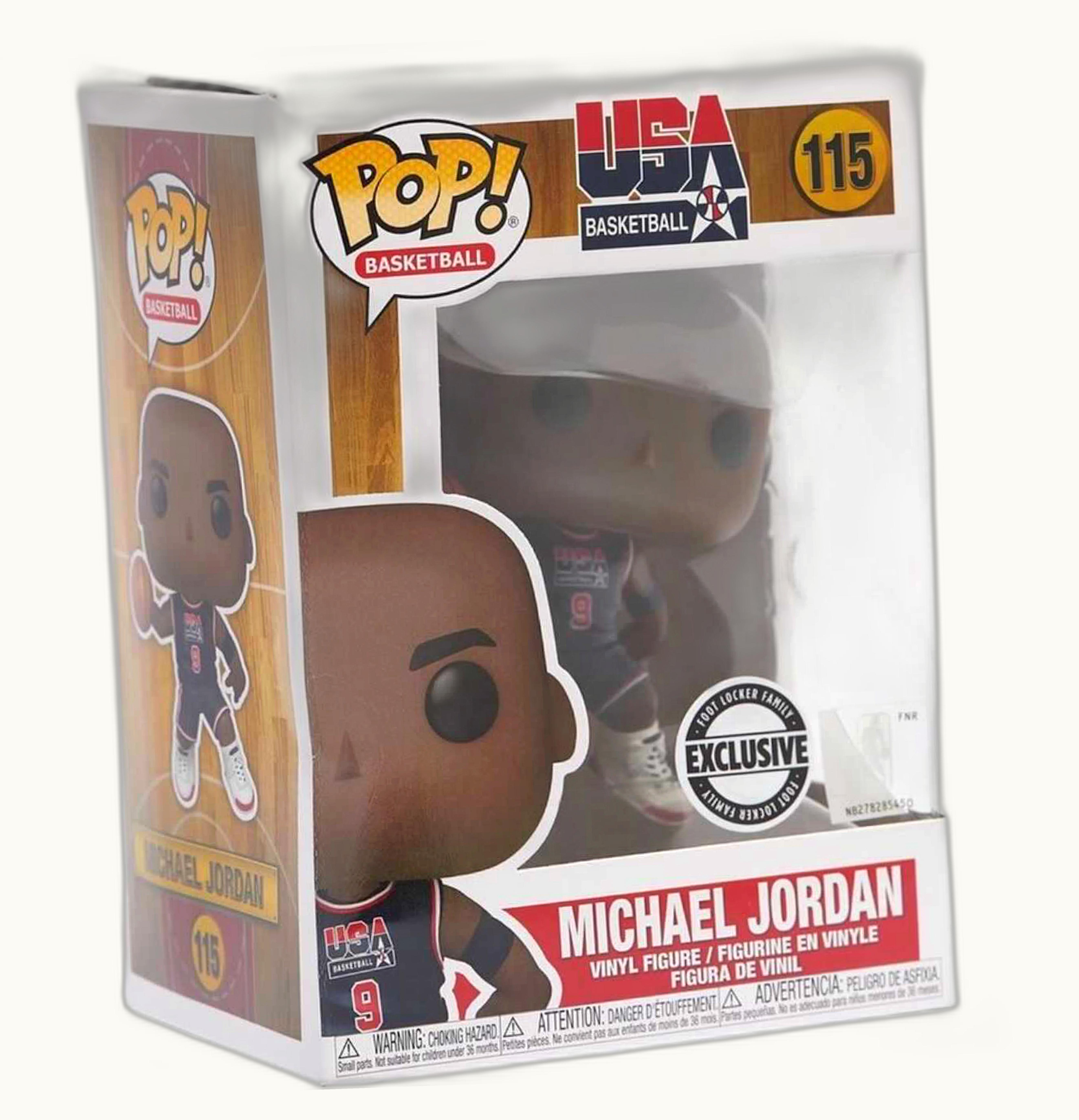 Funko Funko Pop Basketball USA Basketball Michael Jordan Foot Locker Family Exclusive Figure 115