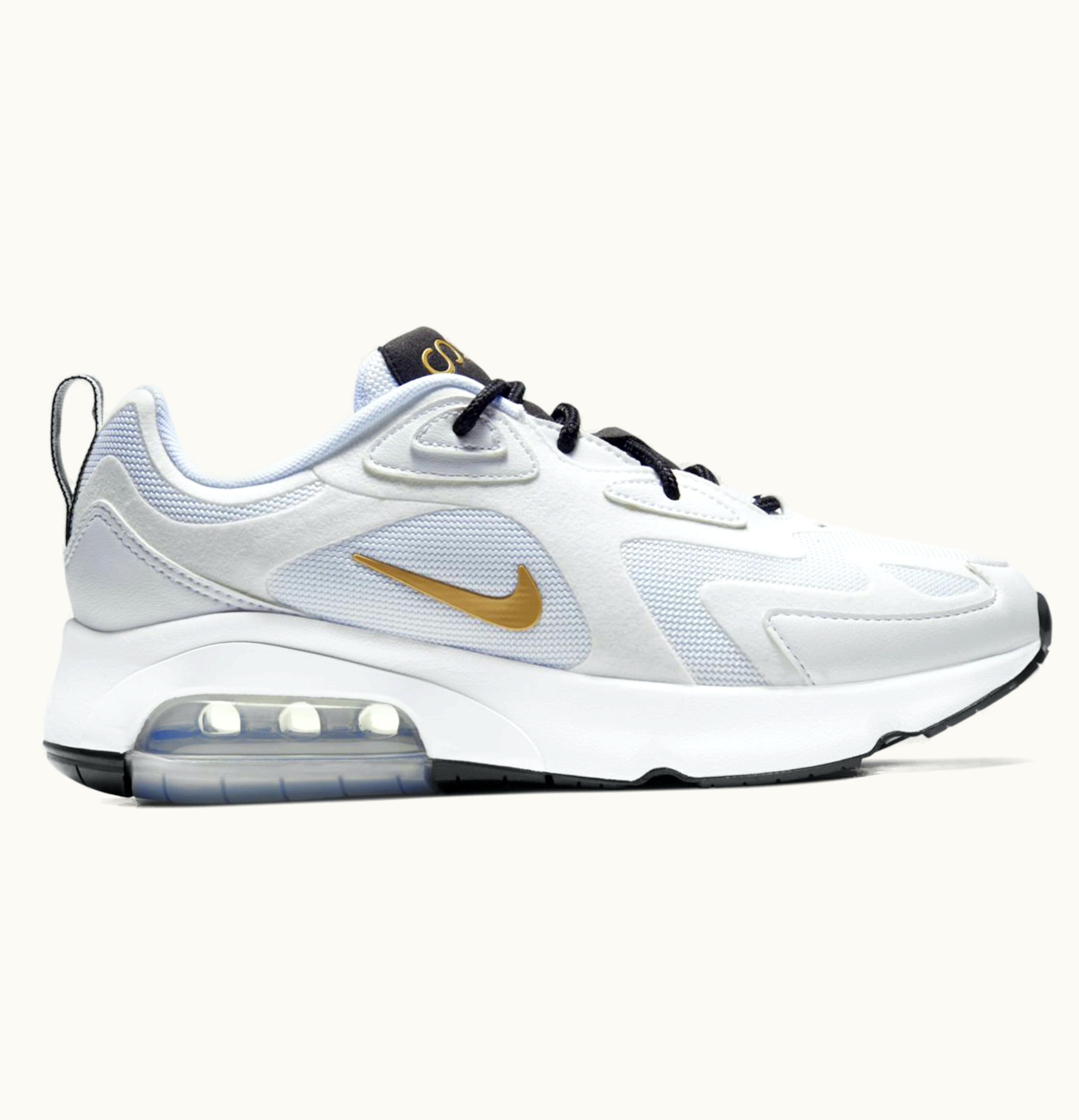 Nike Nike Air Max 200 White Metallic Gold W