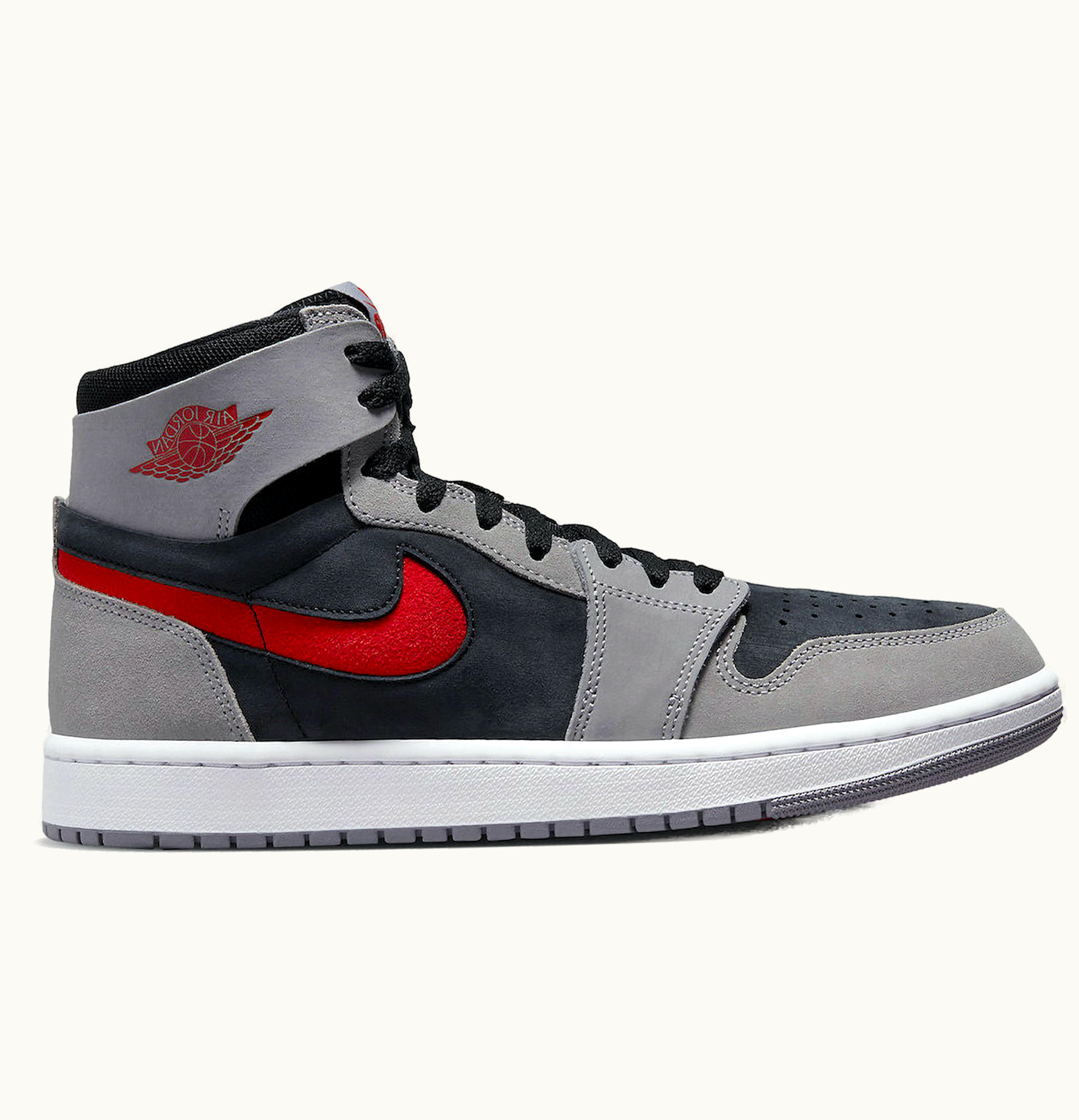 Jordan Air Jordan 1 High Zoom Air CMFT 2 Black Fire Red Cement