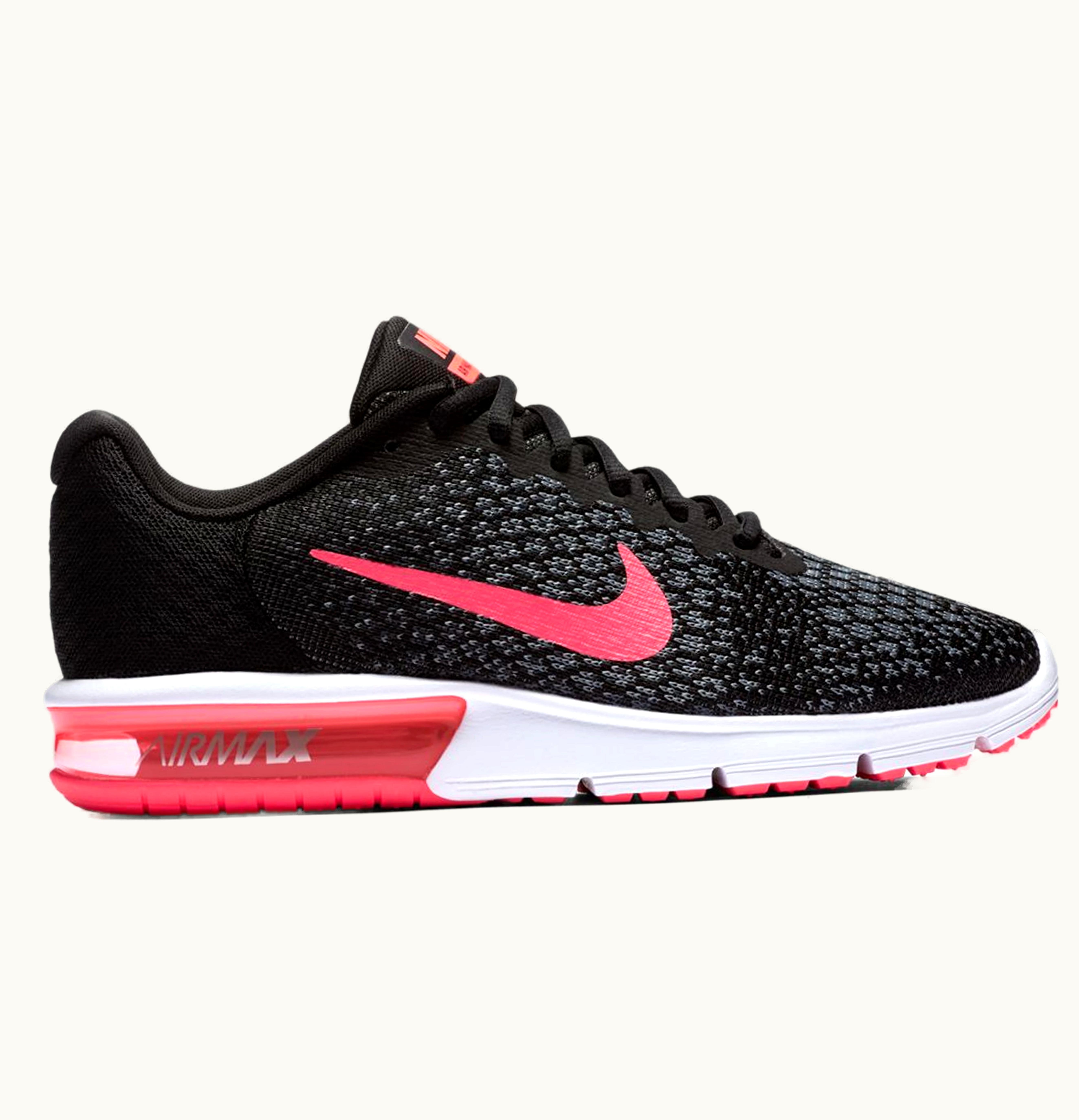 Nike Nike Air Max Sequent 2 Black Vivid Pink W