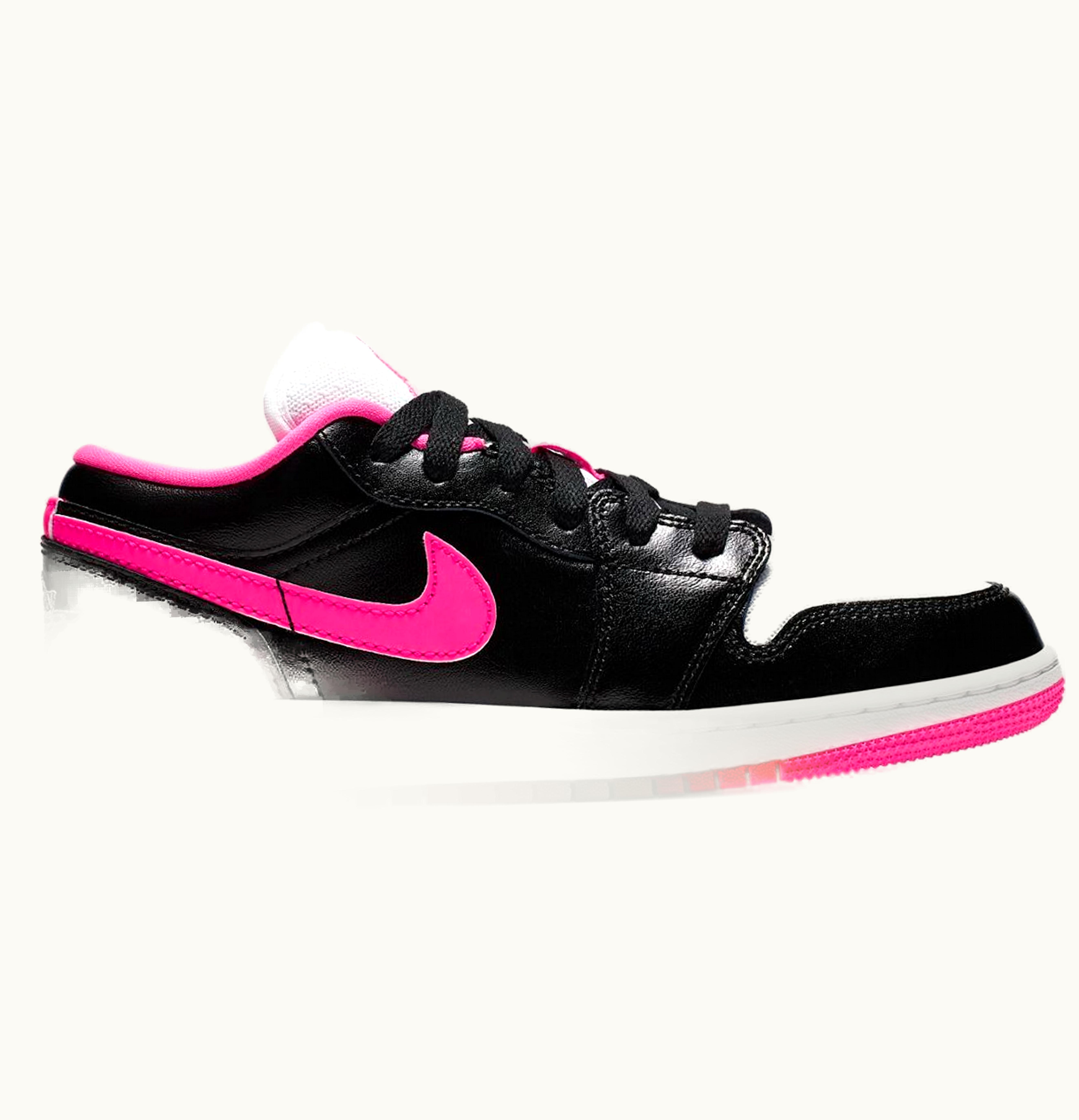 Jordan Air Jordan 1 Low Black White Hyper Pink GS