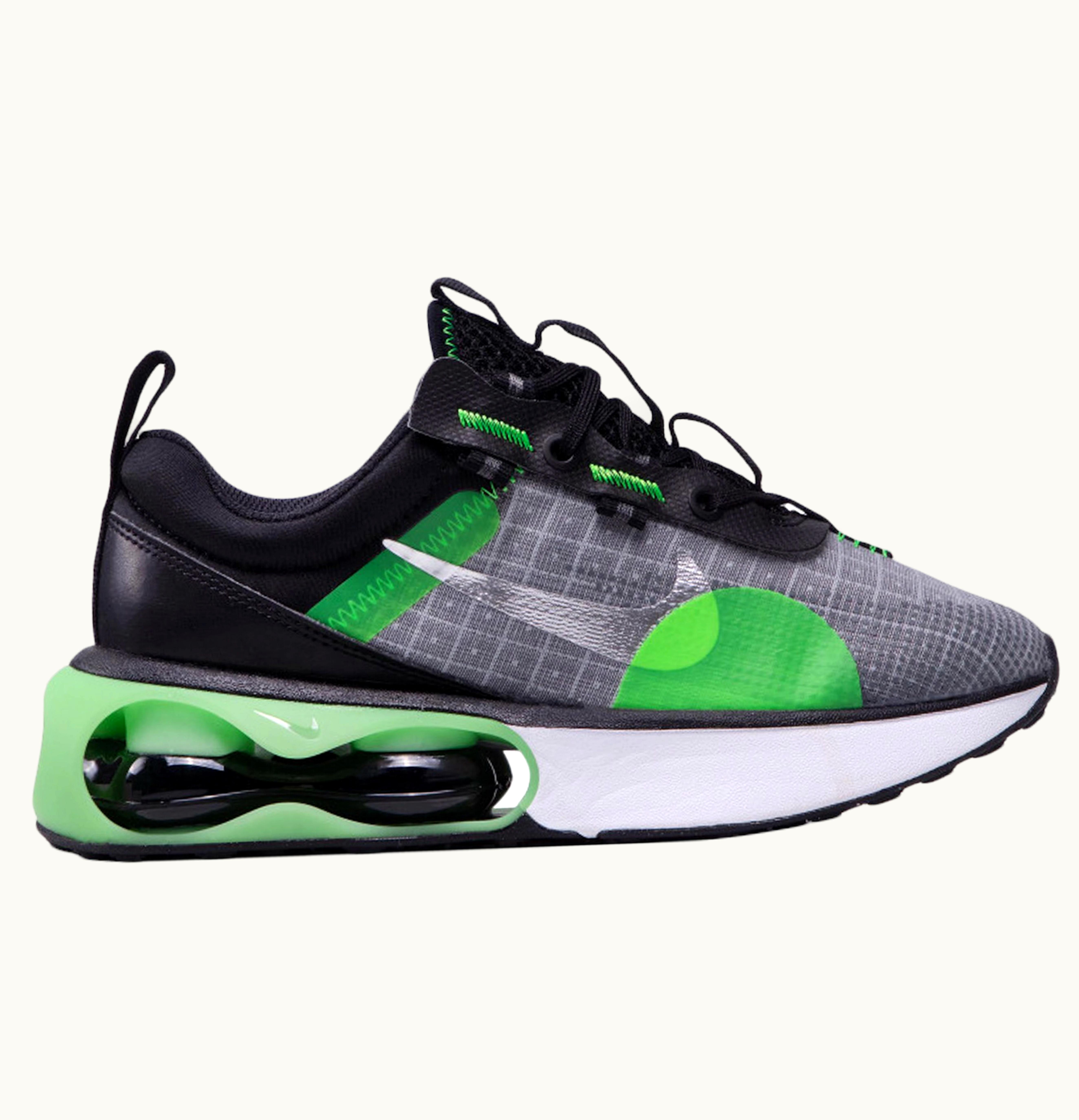 Nike Nike Air Max 2021 Black Chrome Green Strike GS