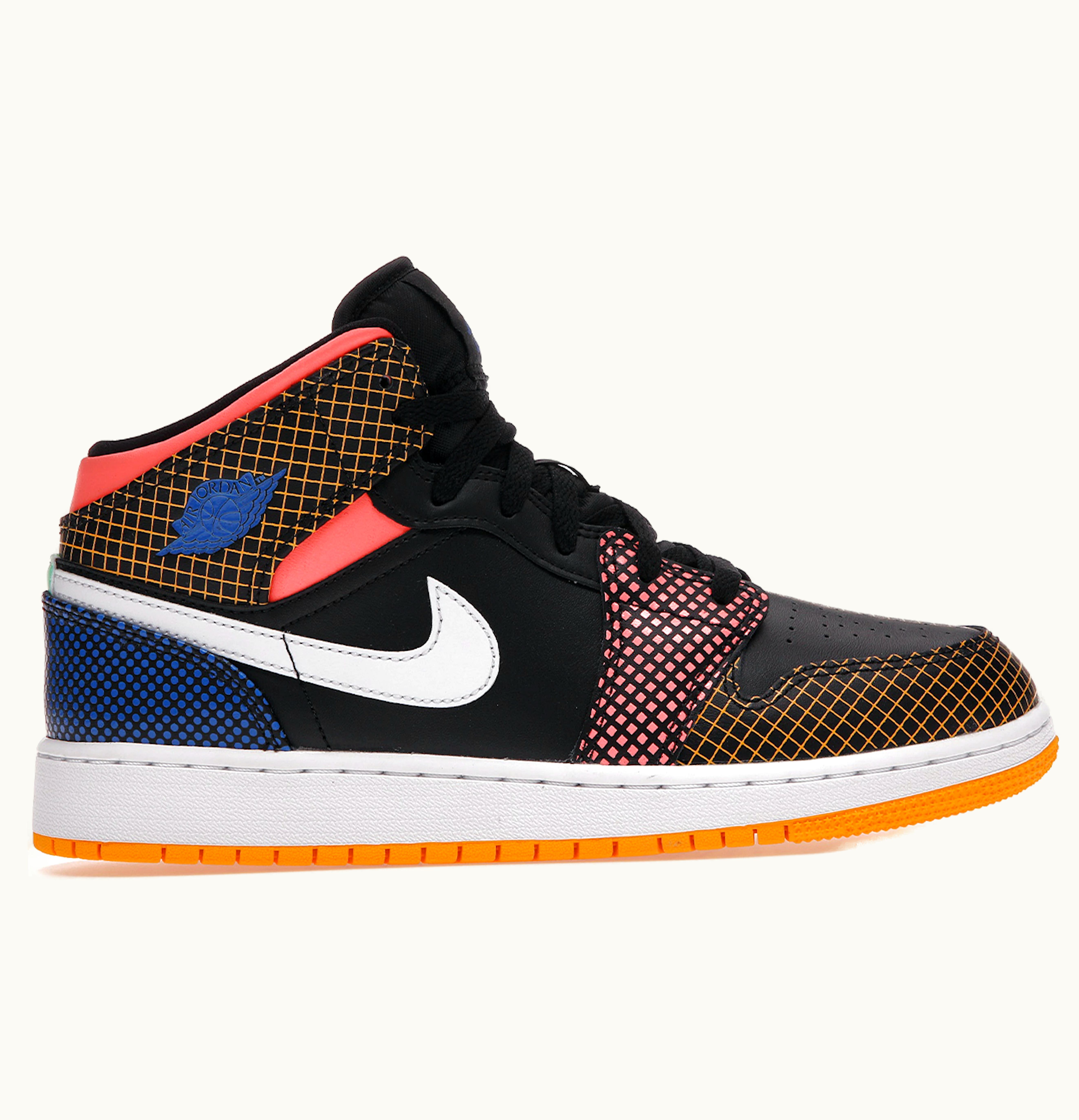 Jordan Air Jordan 1 Mid MMD Multi Color Grid GS