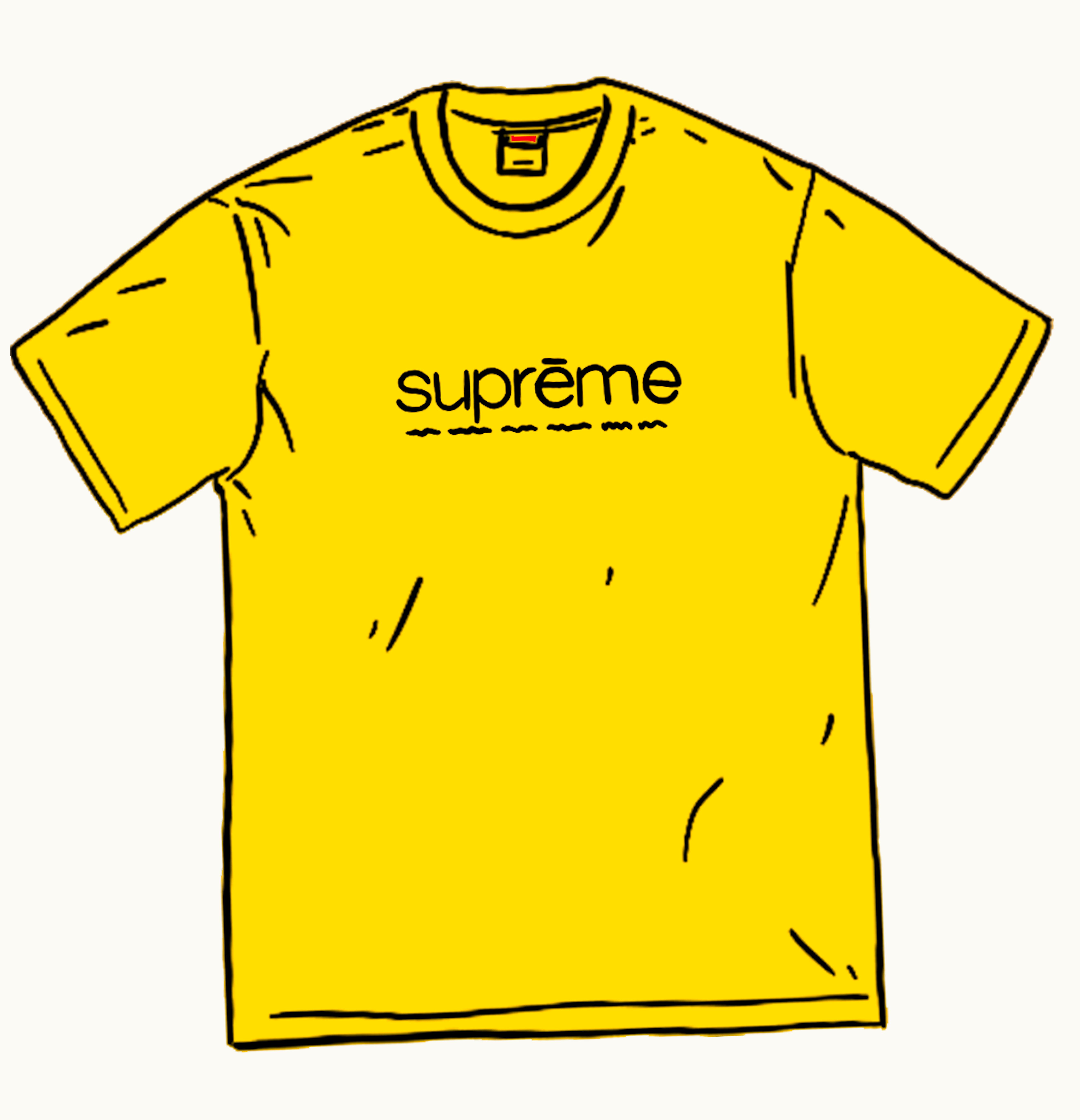 Supreme Supreme Five Boroughs Tee Yellow
