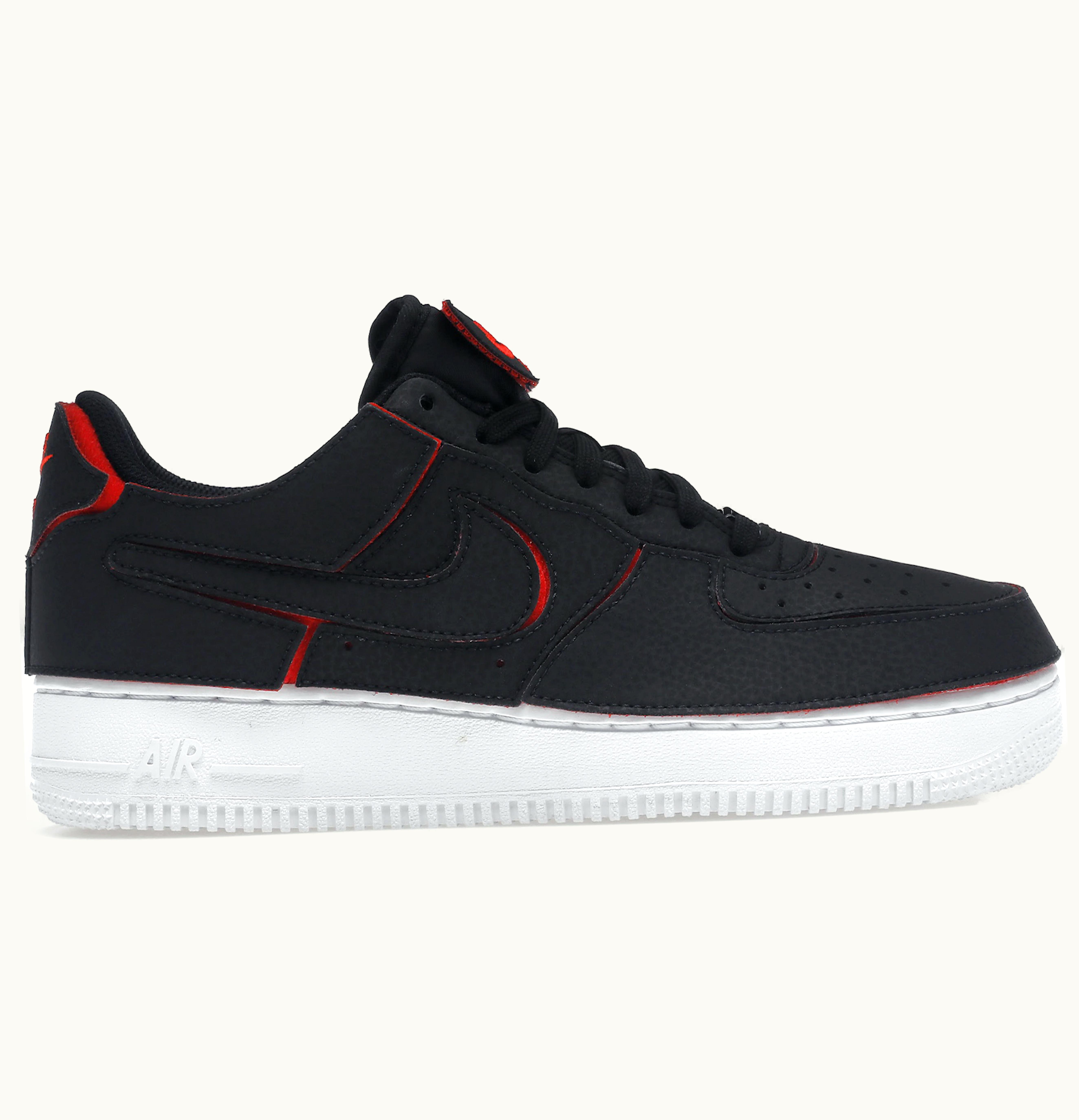 Nike Nike Air Force 1 Low 1 1 Black Chile Red
