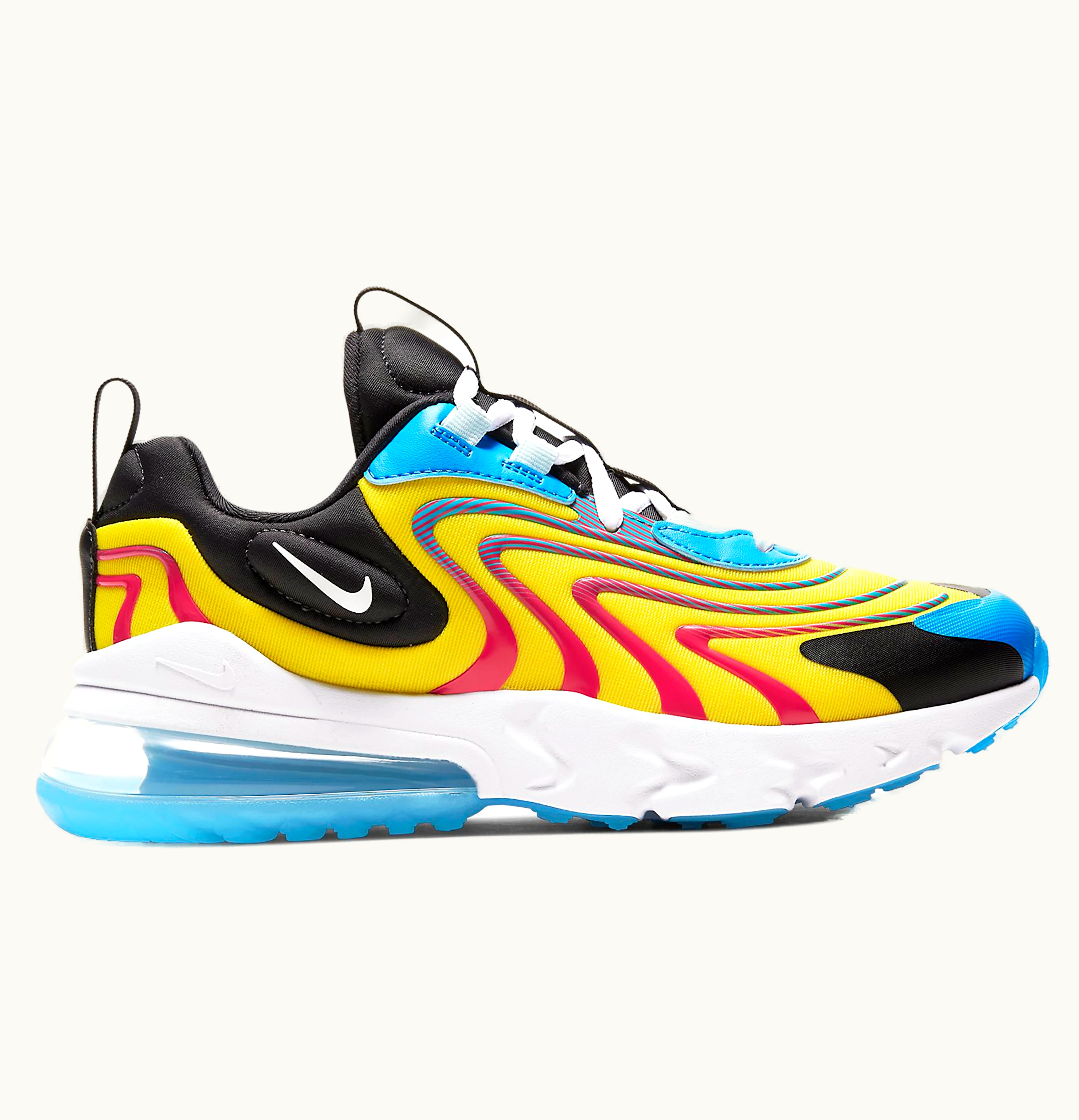 Nike Nike Air Max 270 React Yellow Red GS