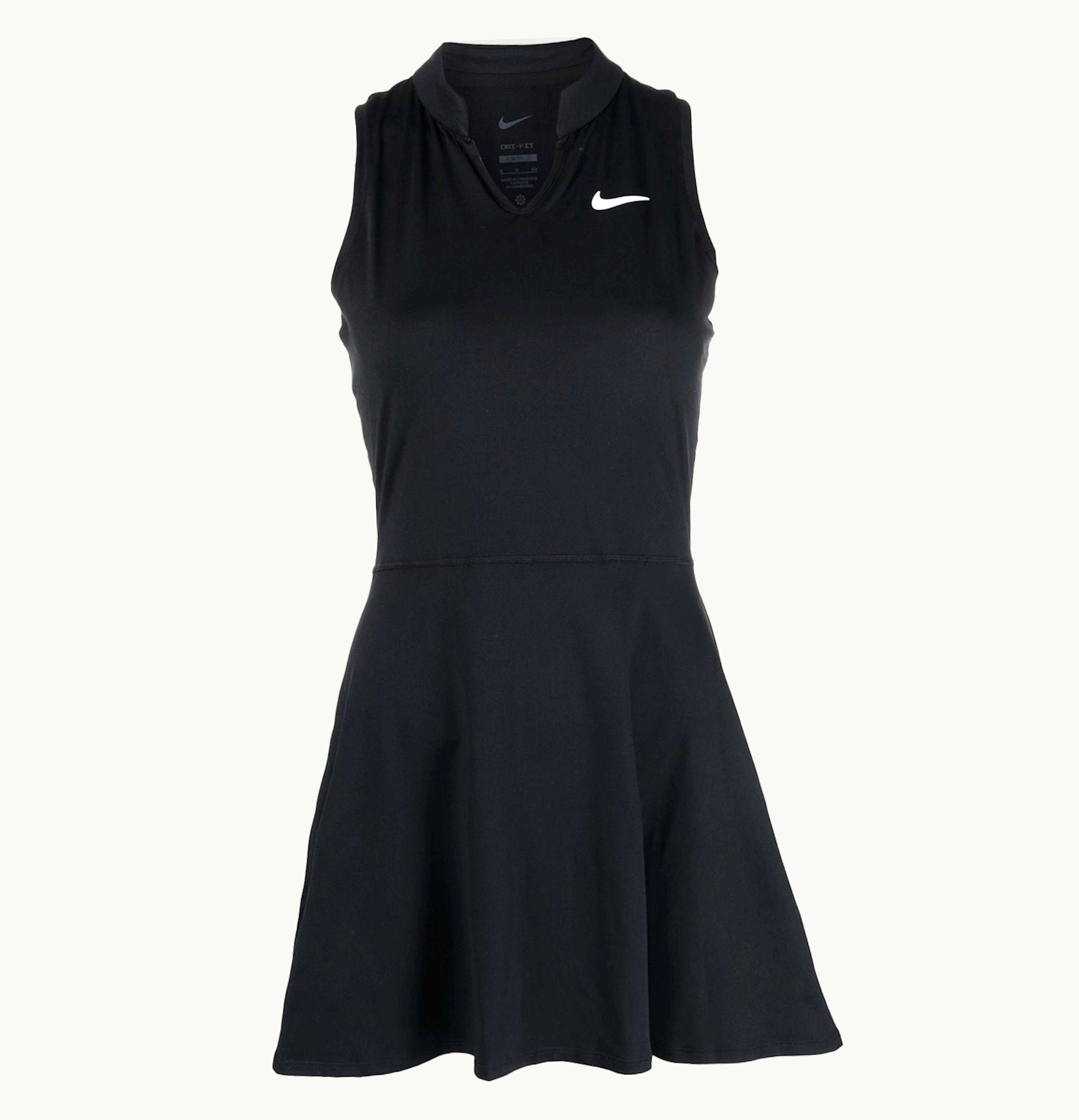 Nike Nike Womens Court Dri FIT Victory Tennis Dress Black White