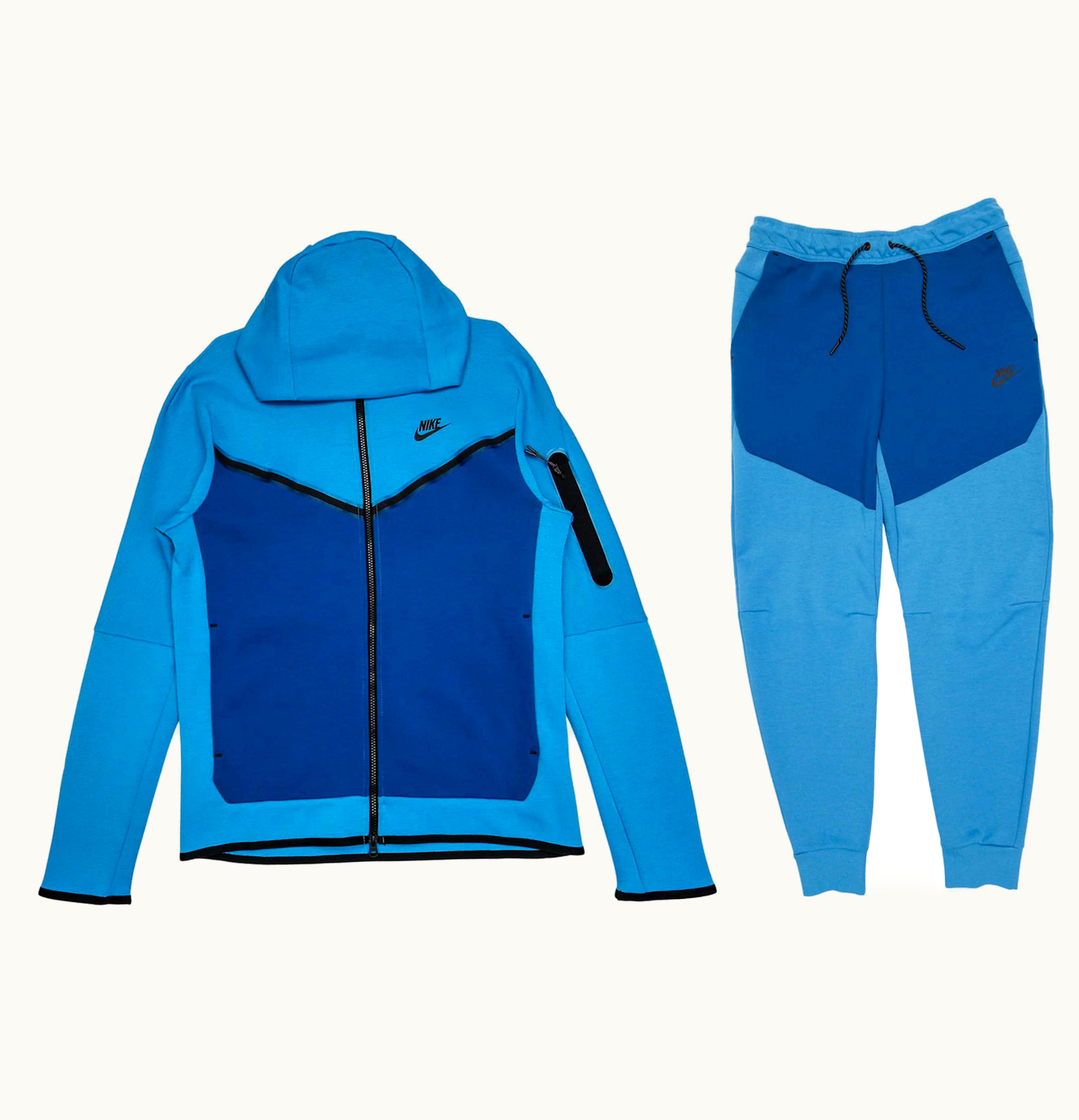 Nike Nike Tech Fleece Hoodie Joggers Set Dutch Blue Court Blue Black
