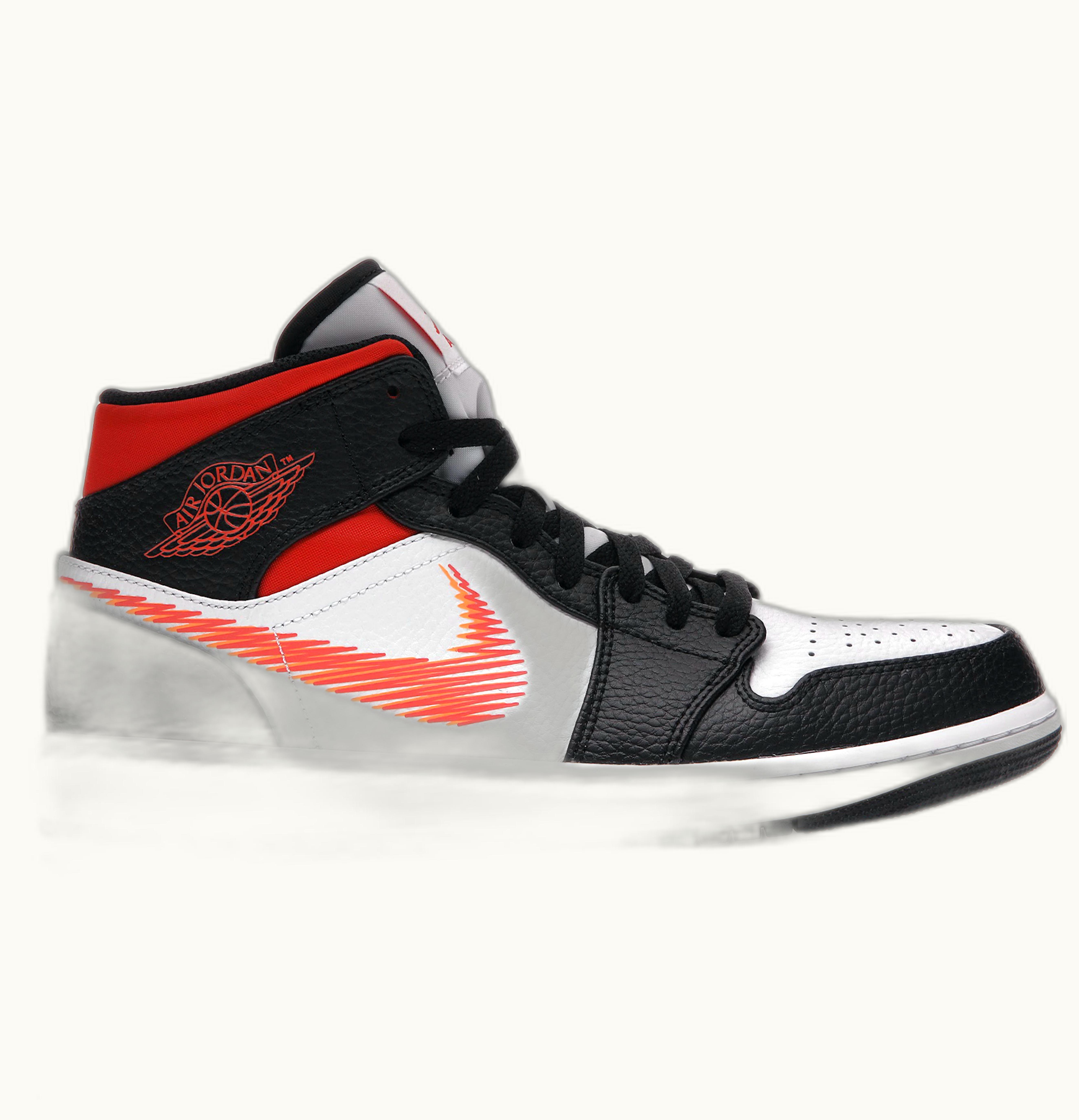 Jordan Air Jordan 1 Mid Zig Zag Swoosh