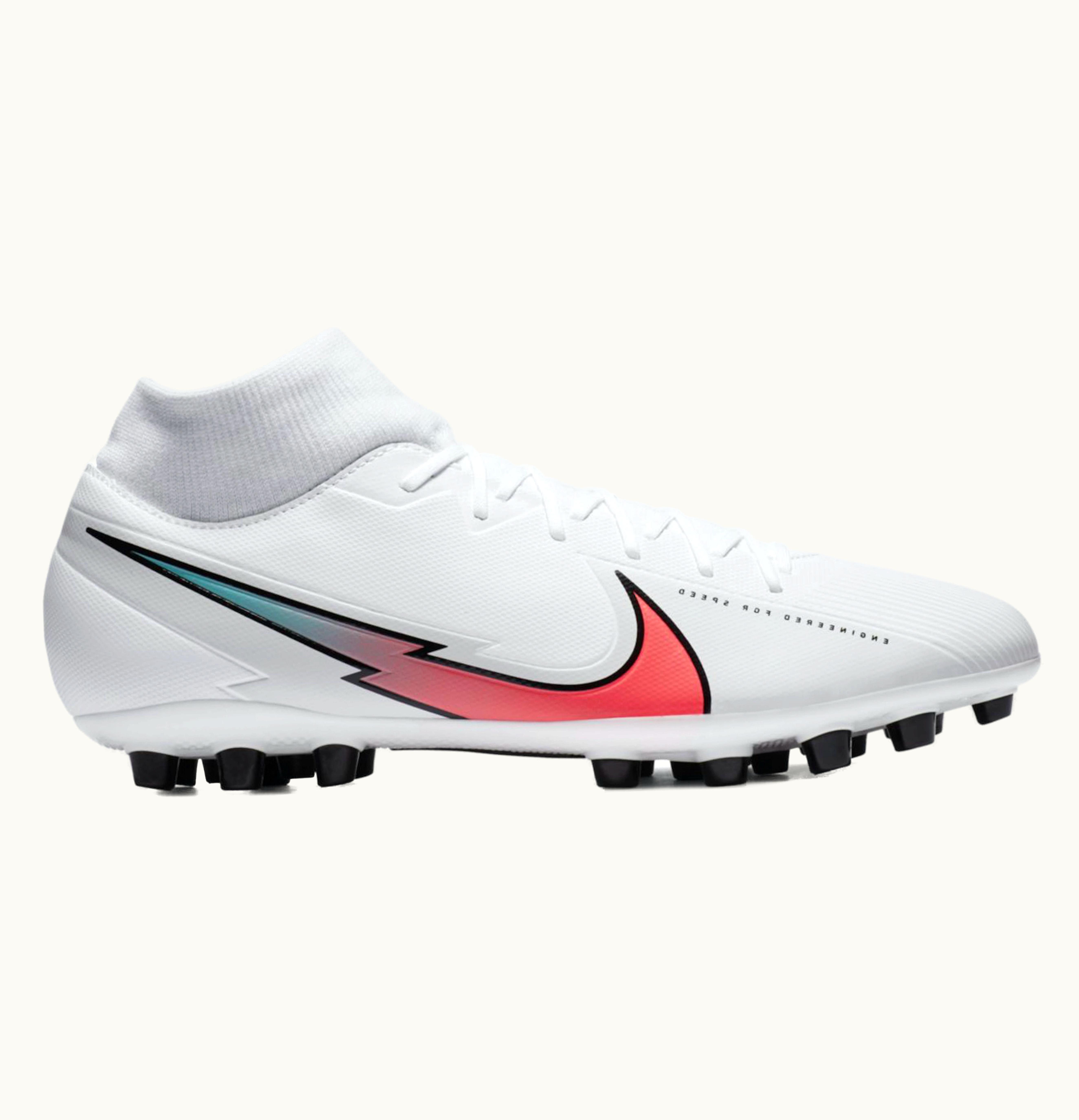 Nike Nike Mercurial Superfly 7 Academy AG White Flash Crimson