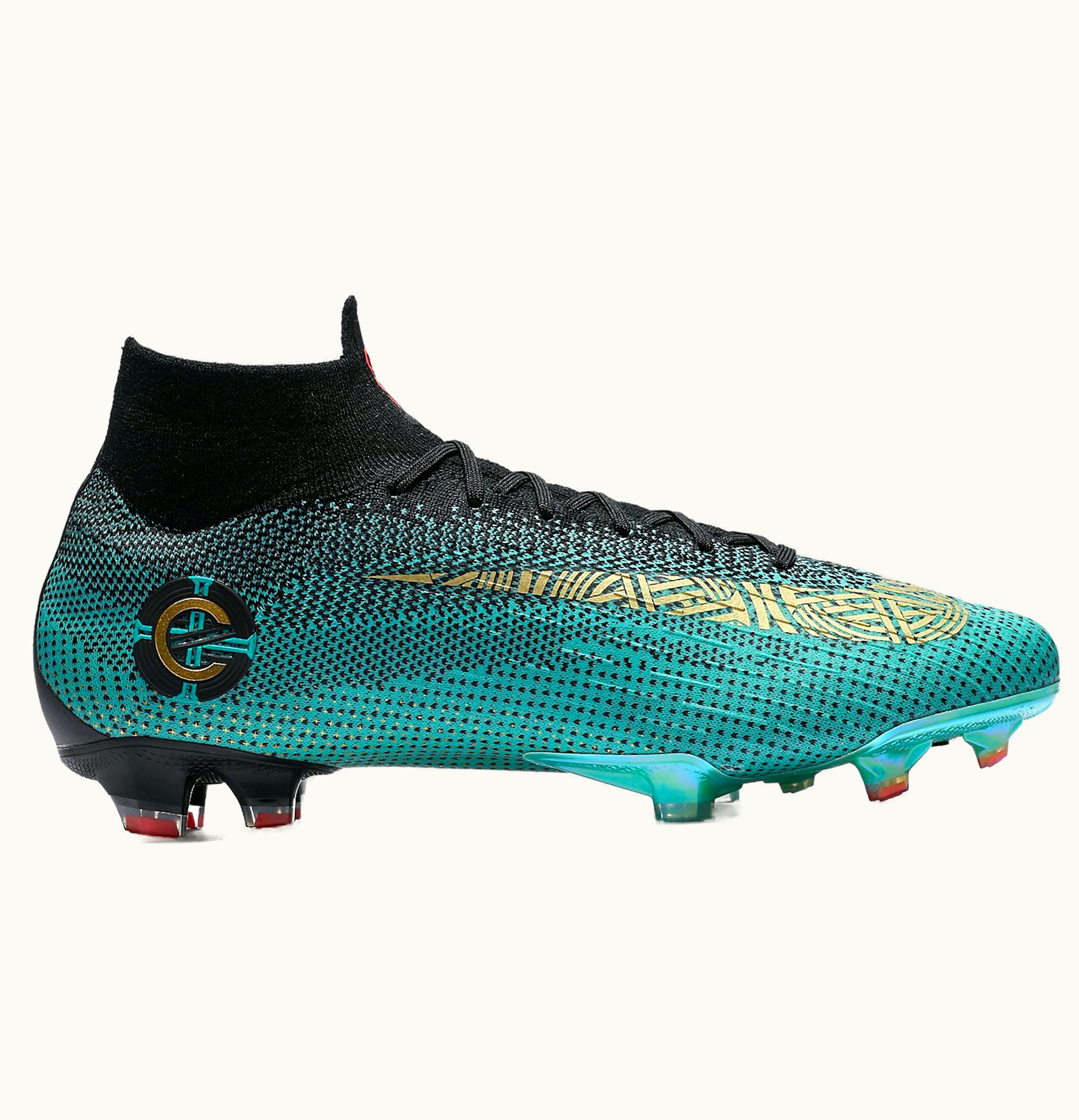 Nike Nike Mercurial Superfly VI Elite CR7 FG Black Clear Jade