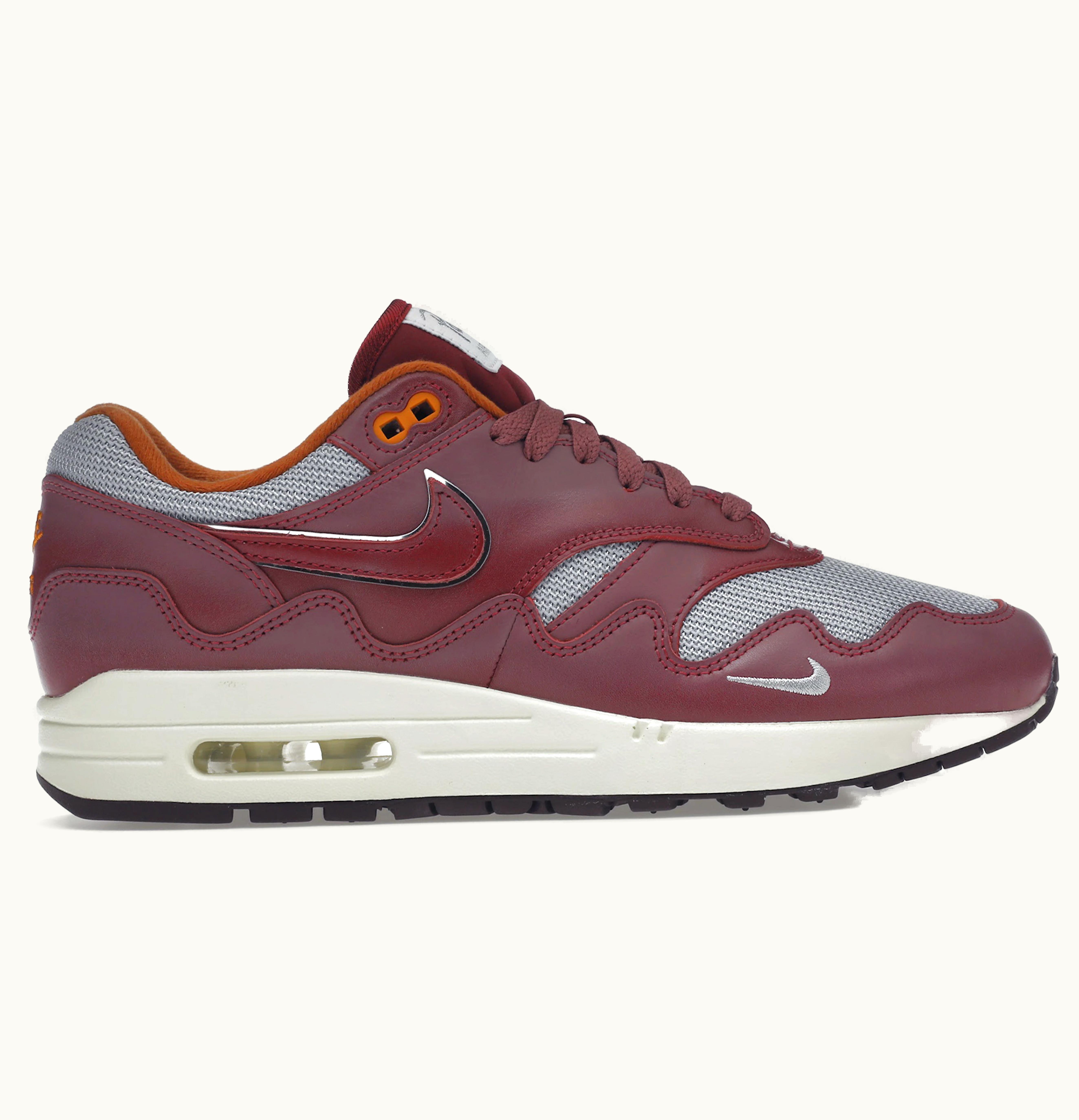 Nike Nike Air Max 1 Patta Waves Rush Maroon without Bracelet