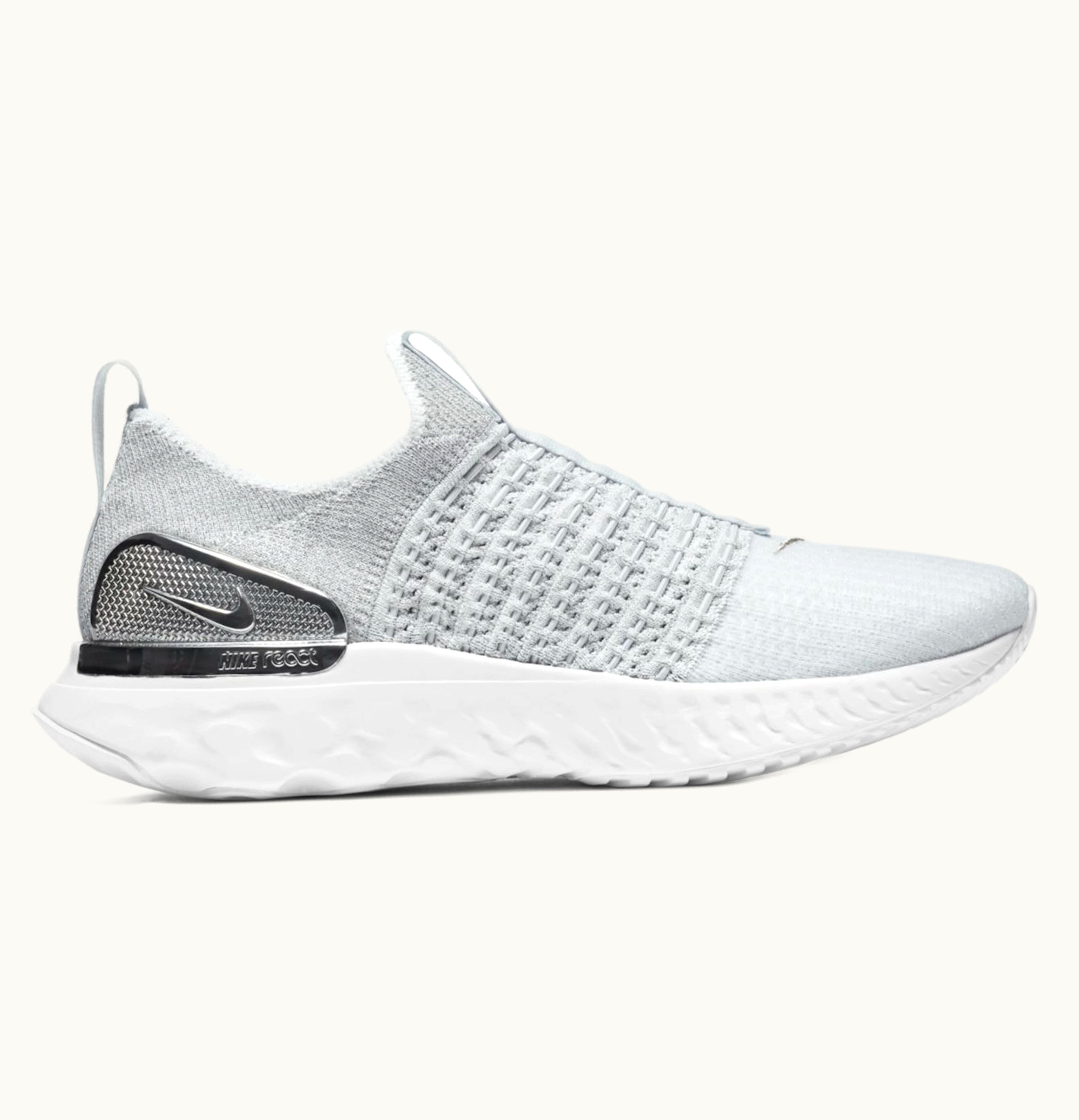 Nike Nike React Phantom Run Flyknit Premium Pure Platinum White W