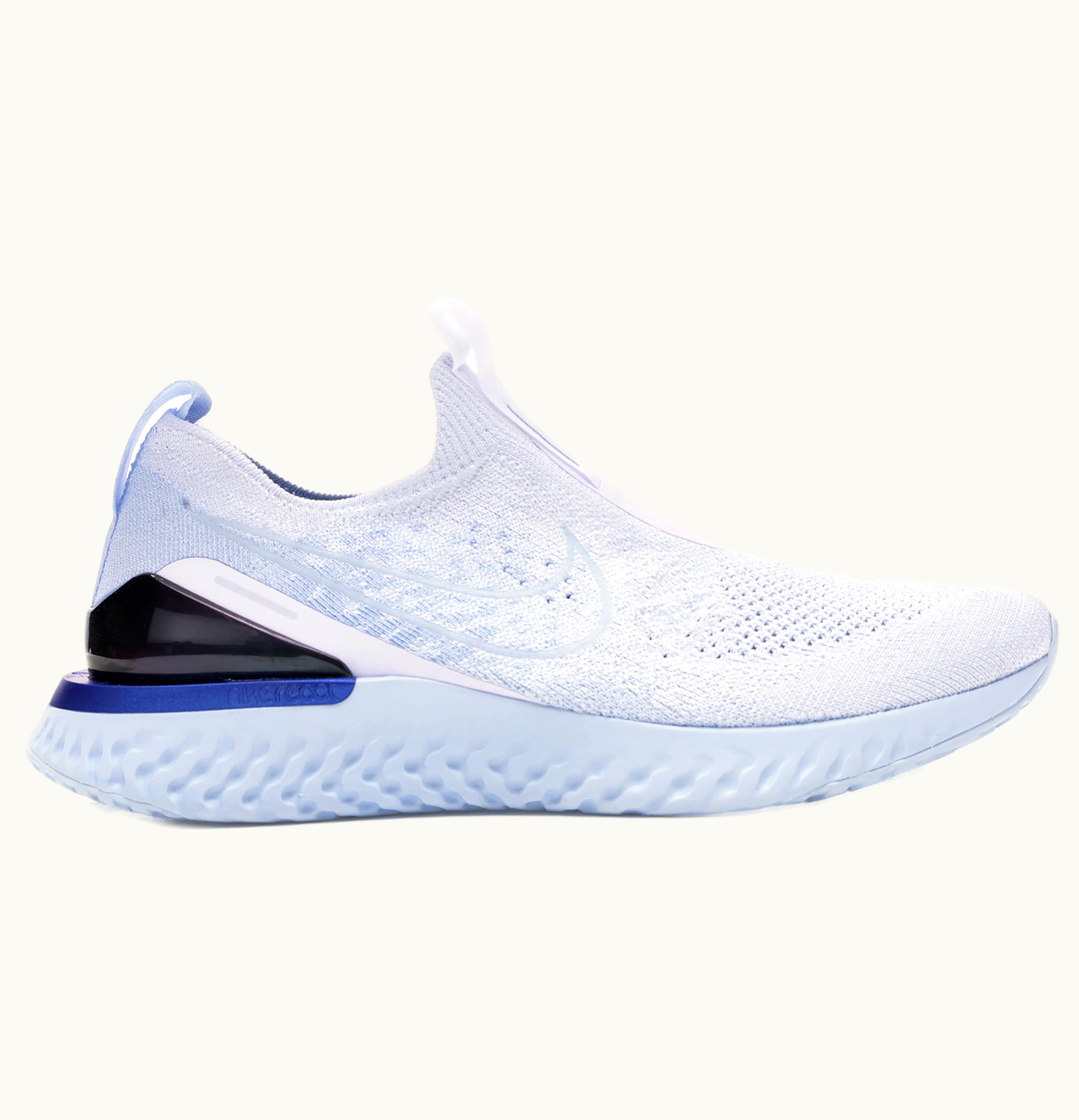 Nike Nike Epic Phantom React Flyknit White Hydrogen Blue W