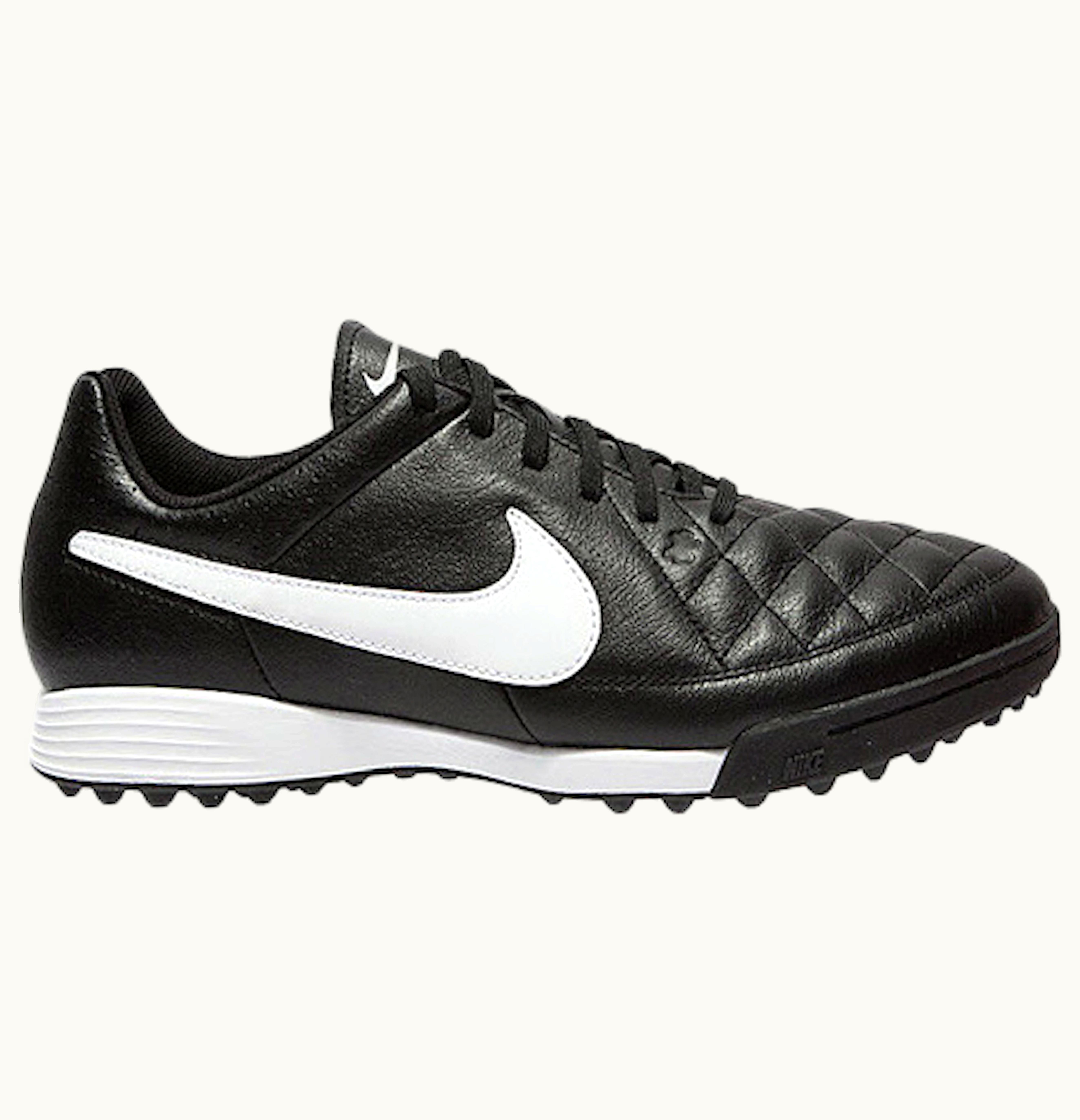 Nike Nike Tiempo Genio Turf Soccer Cleats Black White