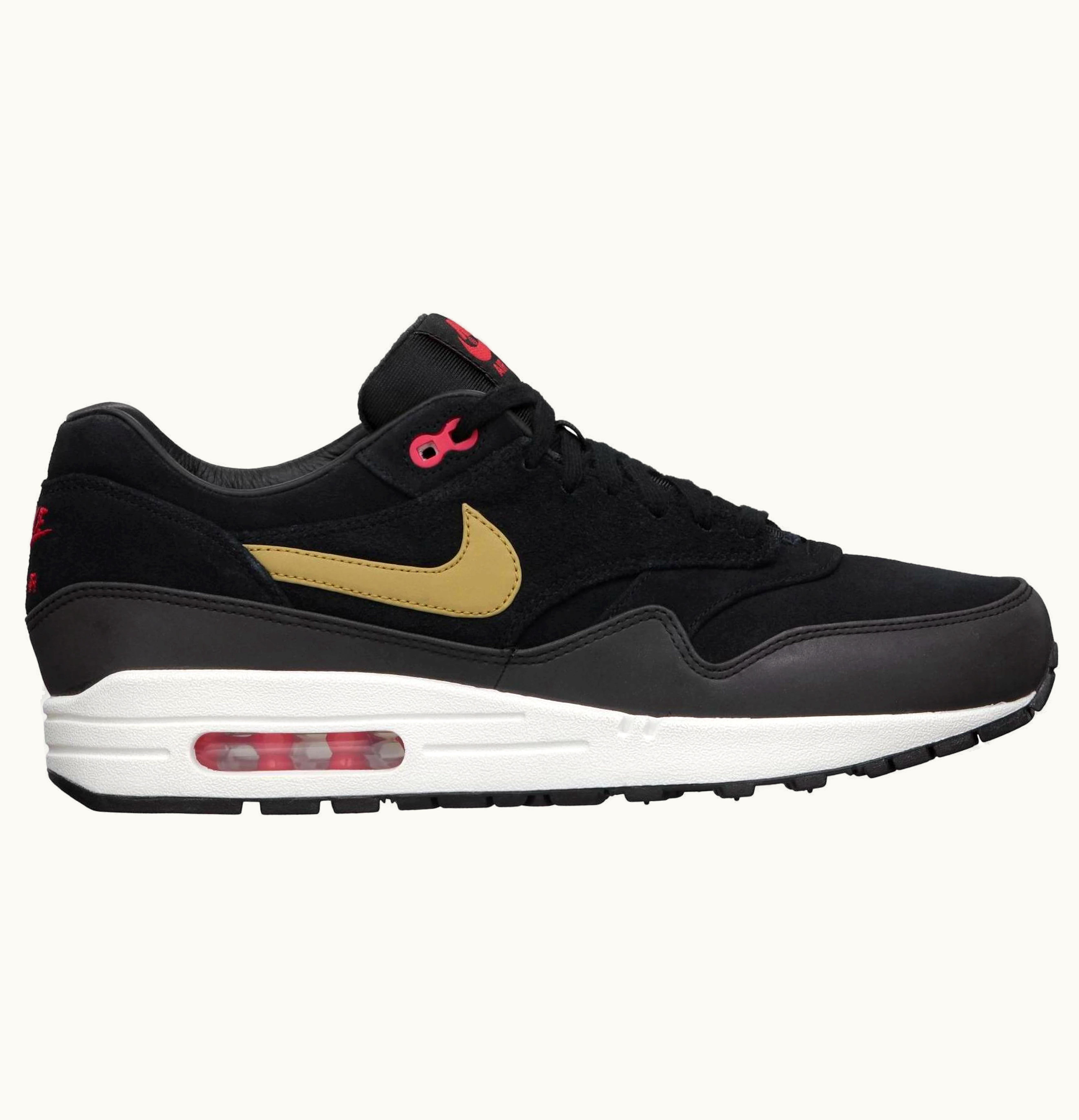 Nike Nike Air Max 1 Gold Hyper Red