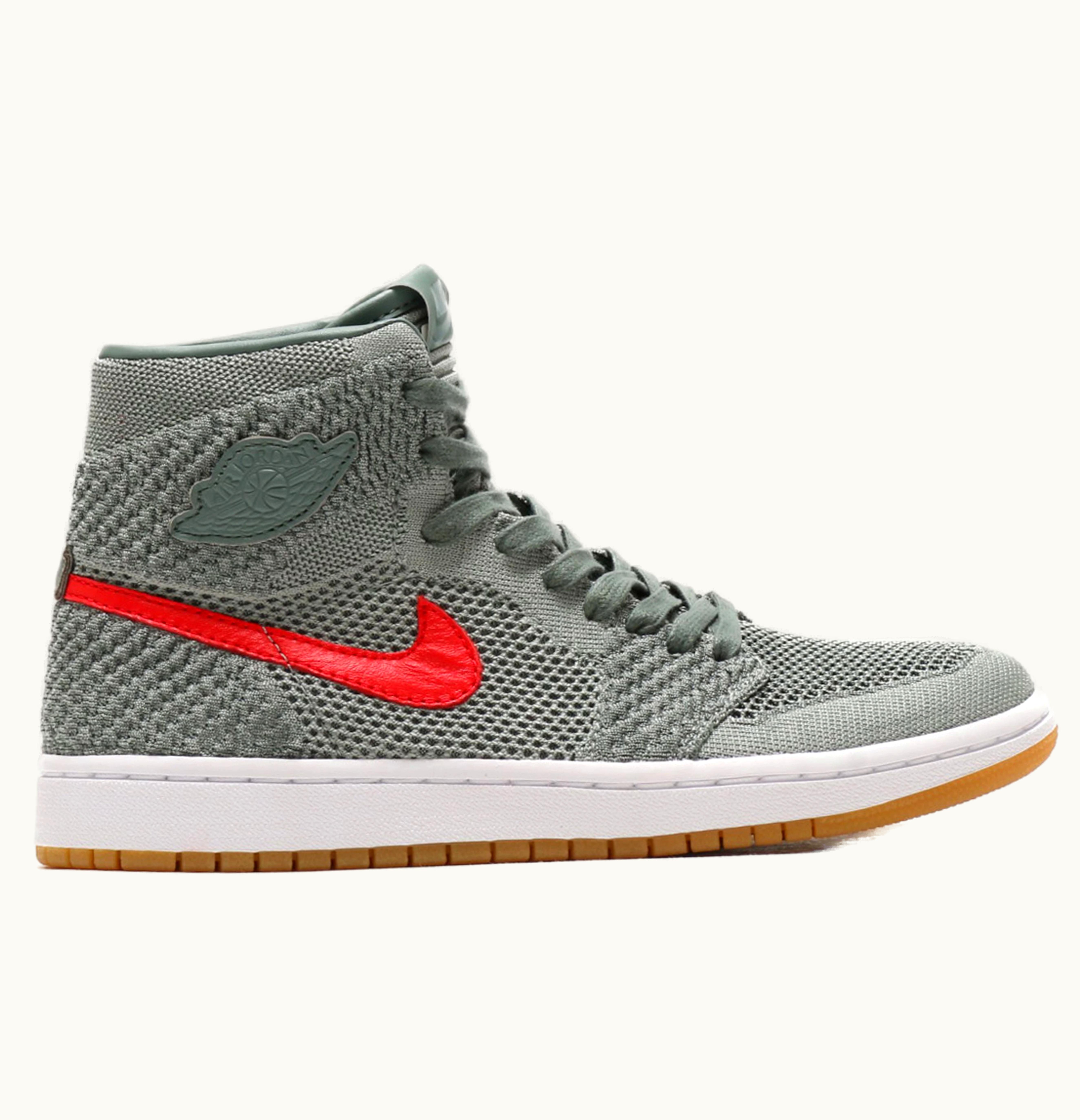 Jordan Air Jordan 1 Retro High Flyknit Clay Green GS