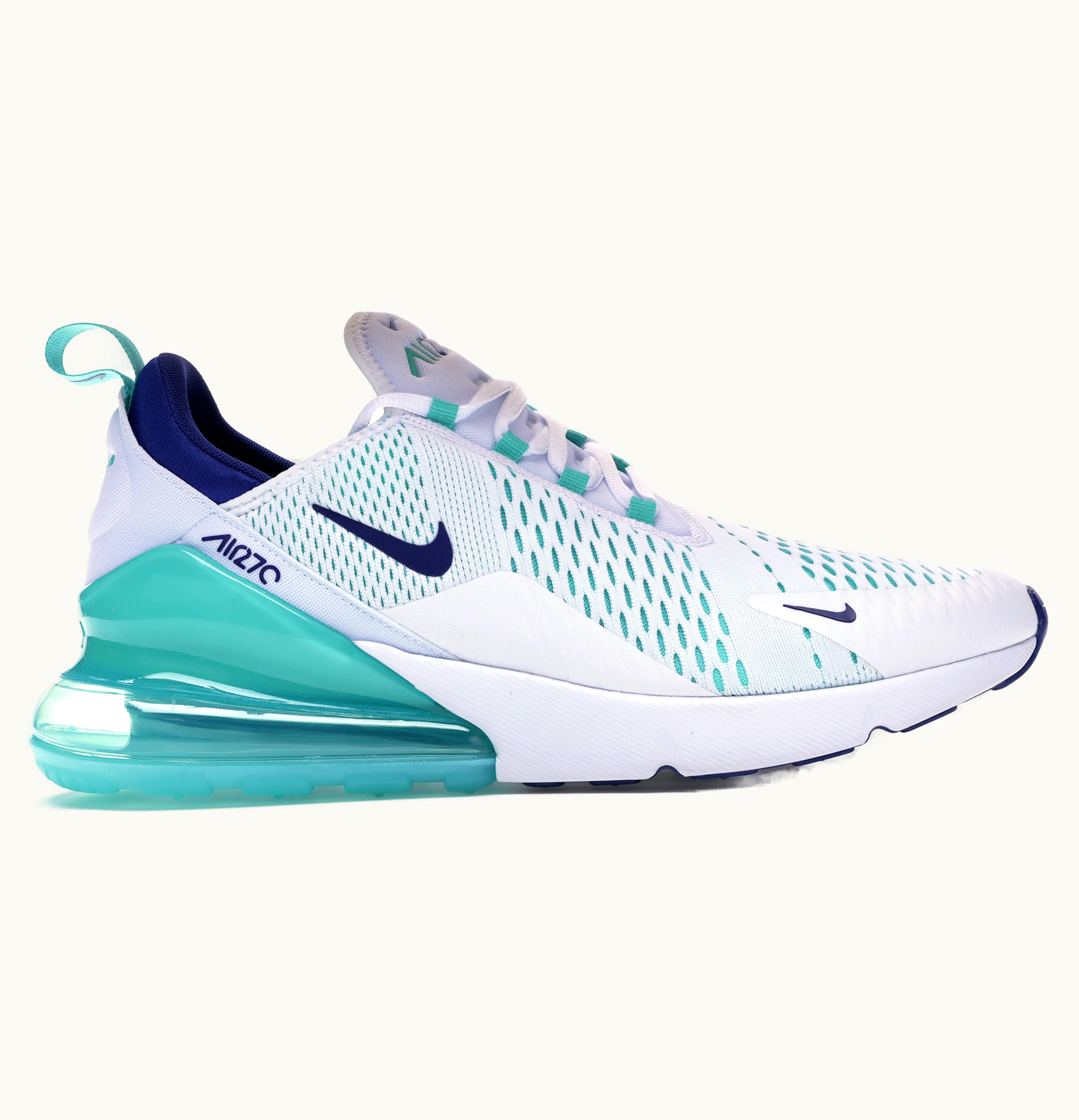 Nike Nike Air Max 270 White Hyper Jade Deep Royal Blue
