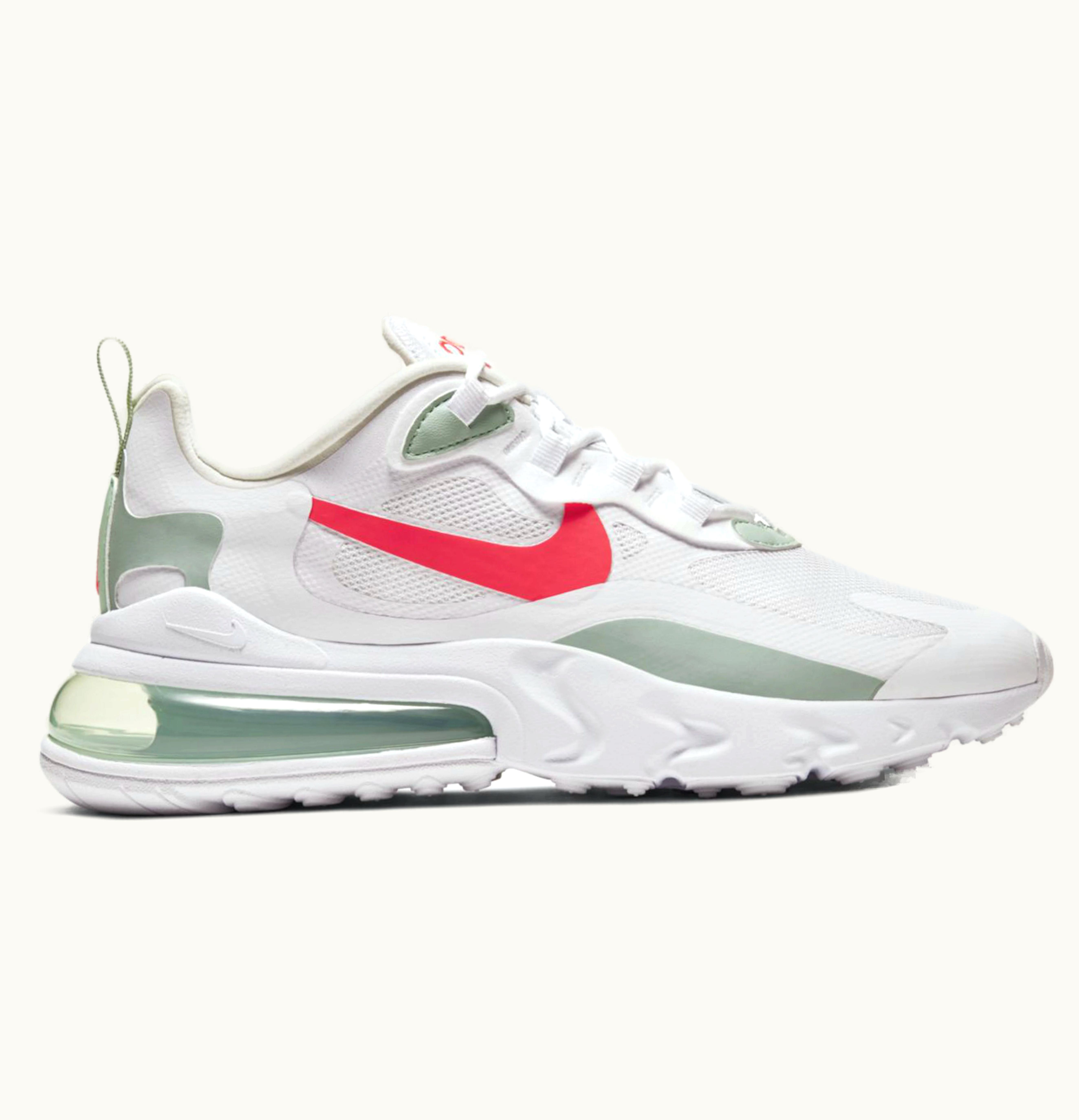 Nike Nike Air Max 270 React White Pistachio Crimson W