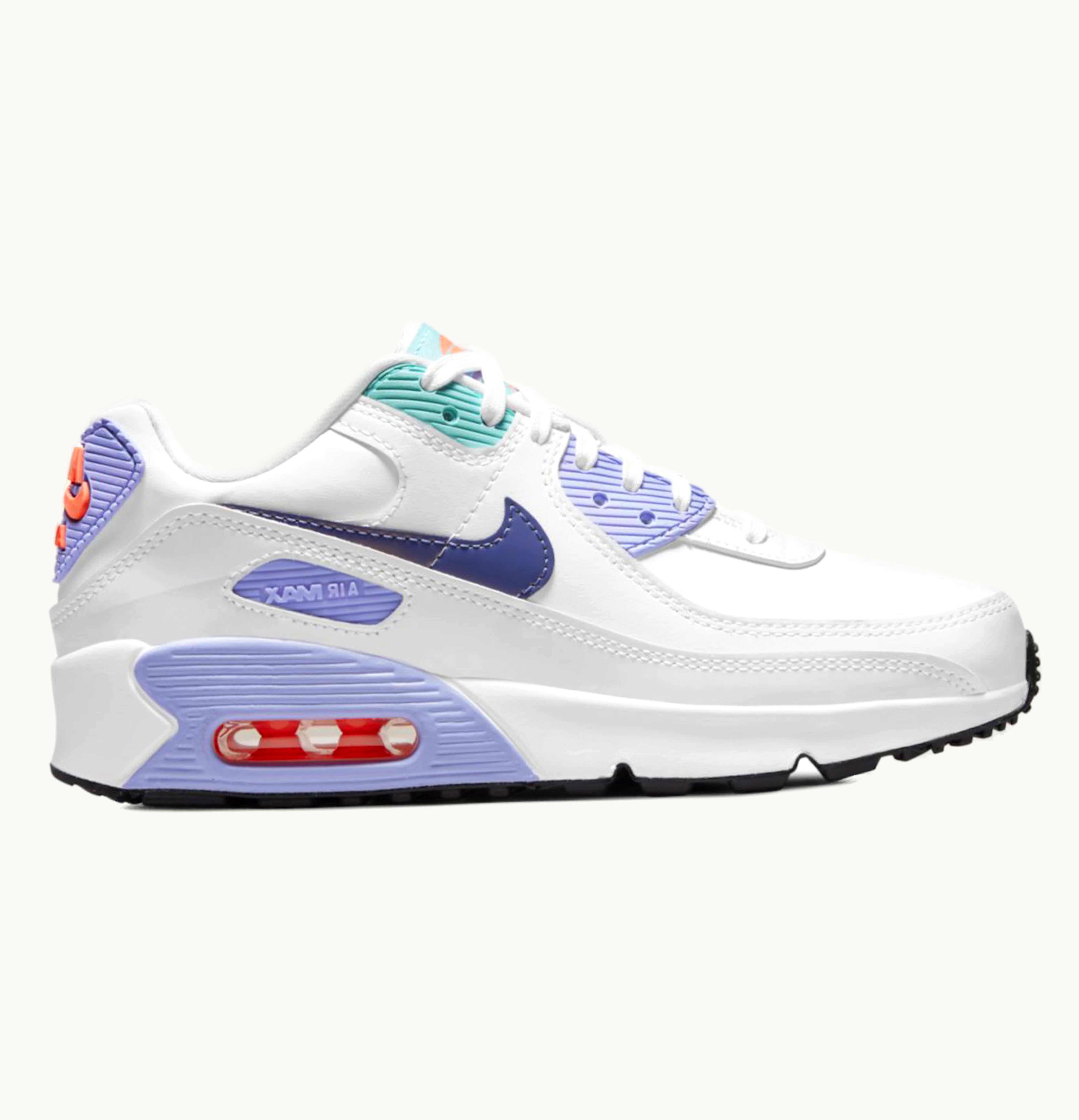 Nike Nike Air Max 90 SE White Dark Purple Dust GS