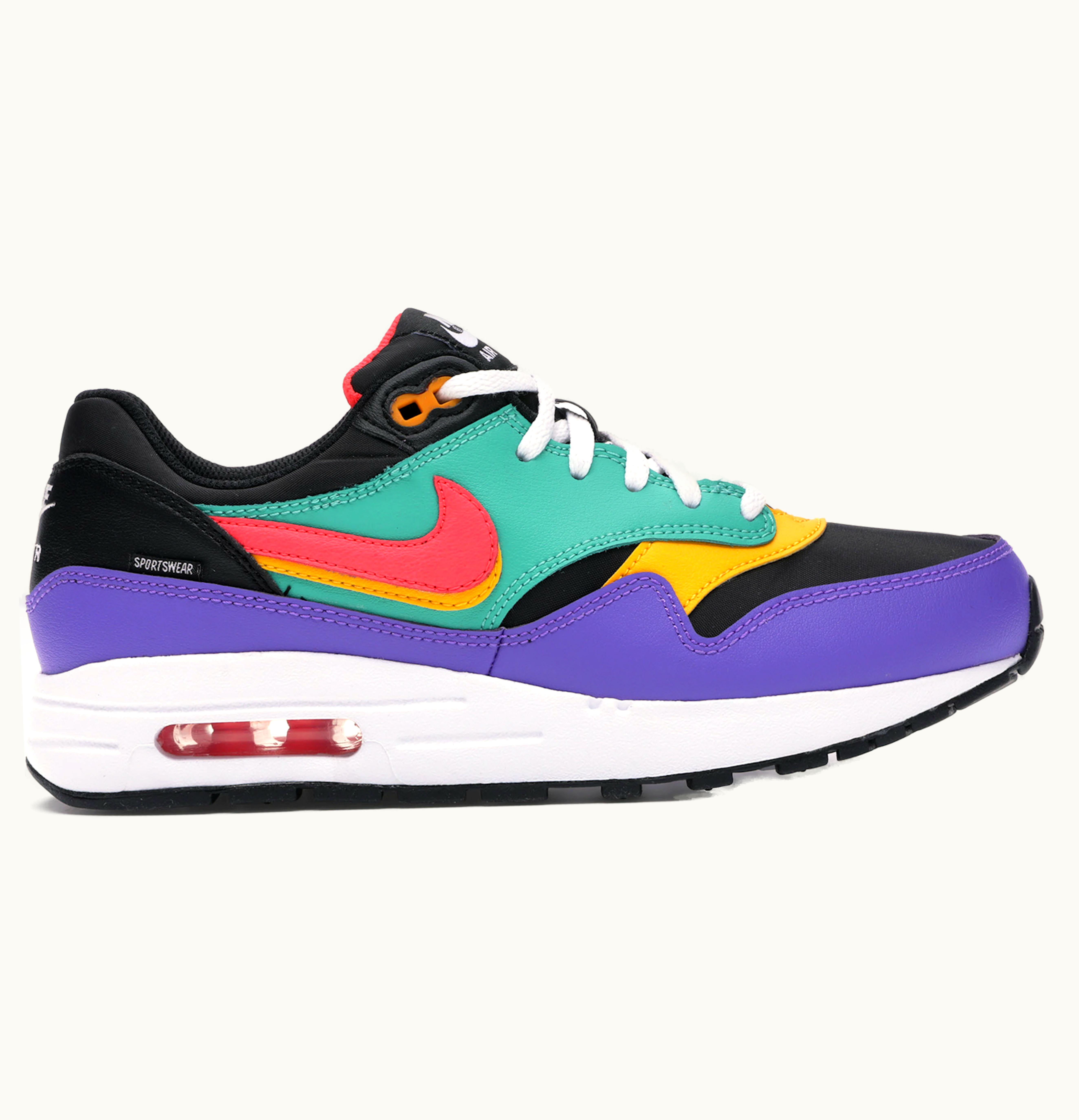 Nike Nike Air Max 1 Game Change Black Kinetic Green GS