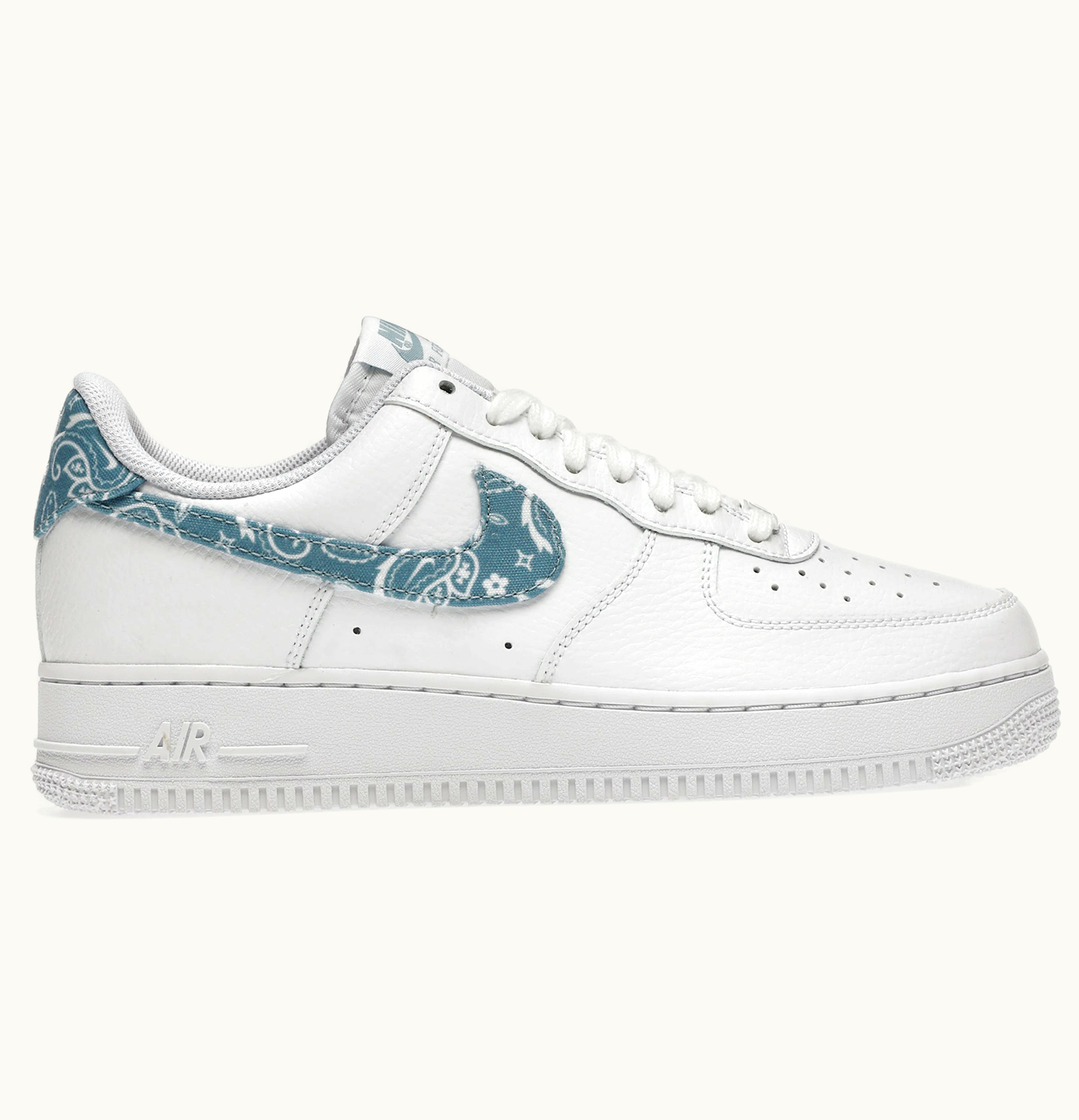 Nike Nike Air Force 1 Low 07 Essential White Worn Blue Paisley W