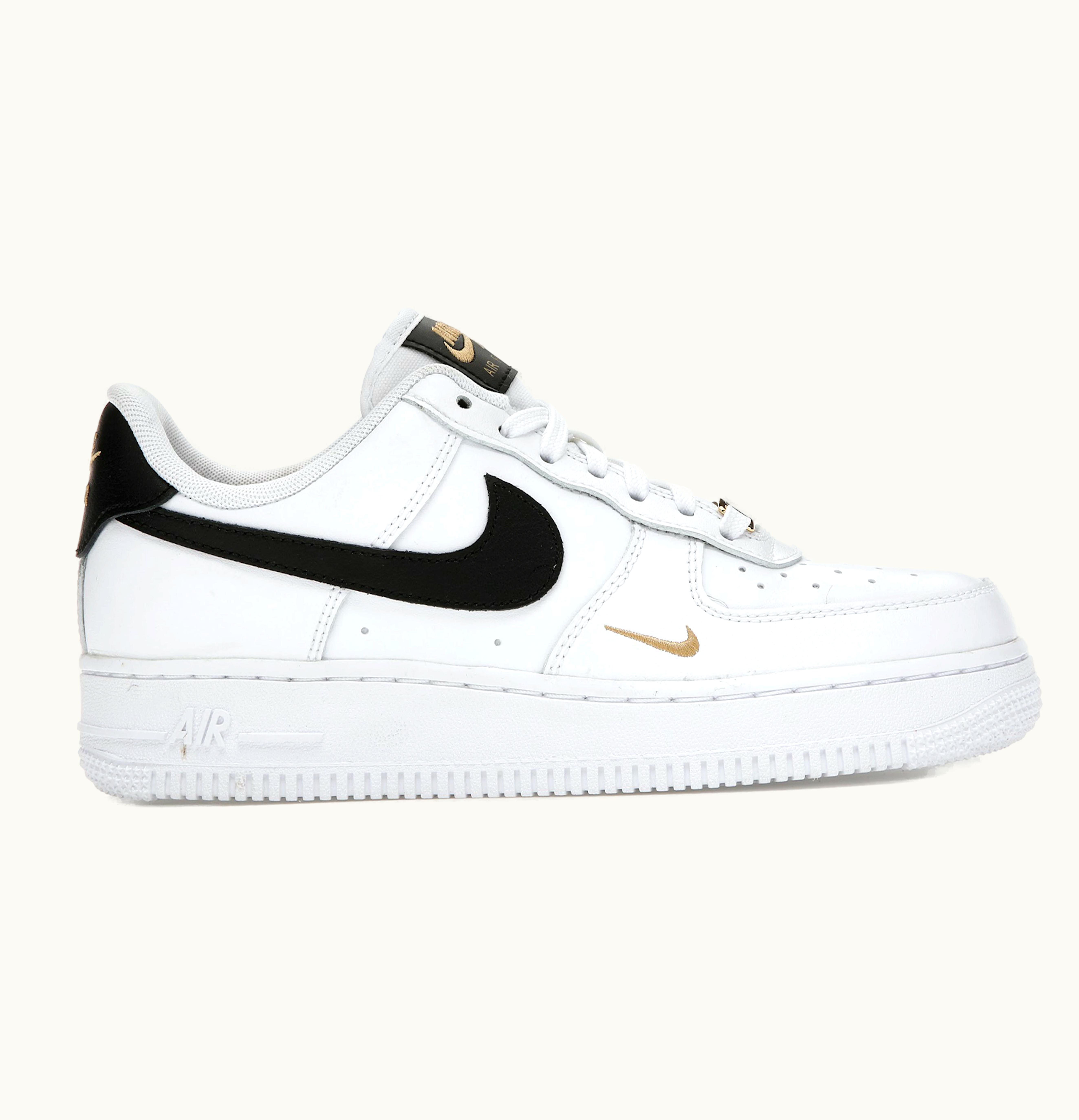 Nike Nike Air Force 1 Low White Black Gold W