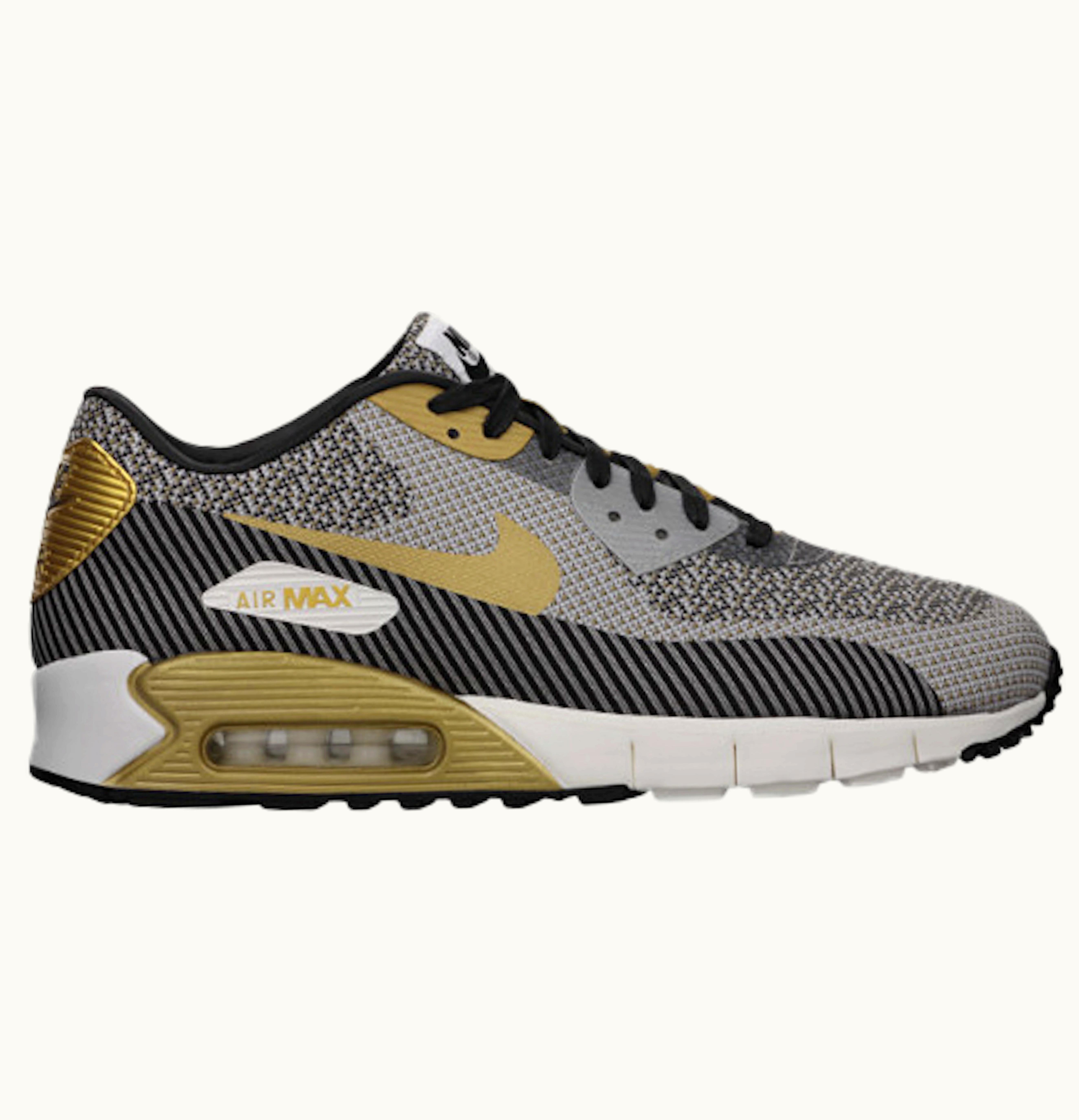 Nike Air Max 90 Jacquard Premium QS Gold Hypervenom Ivory Metallic Gold