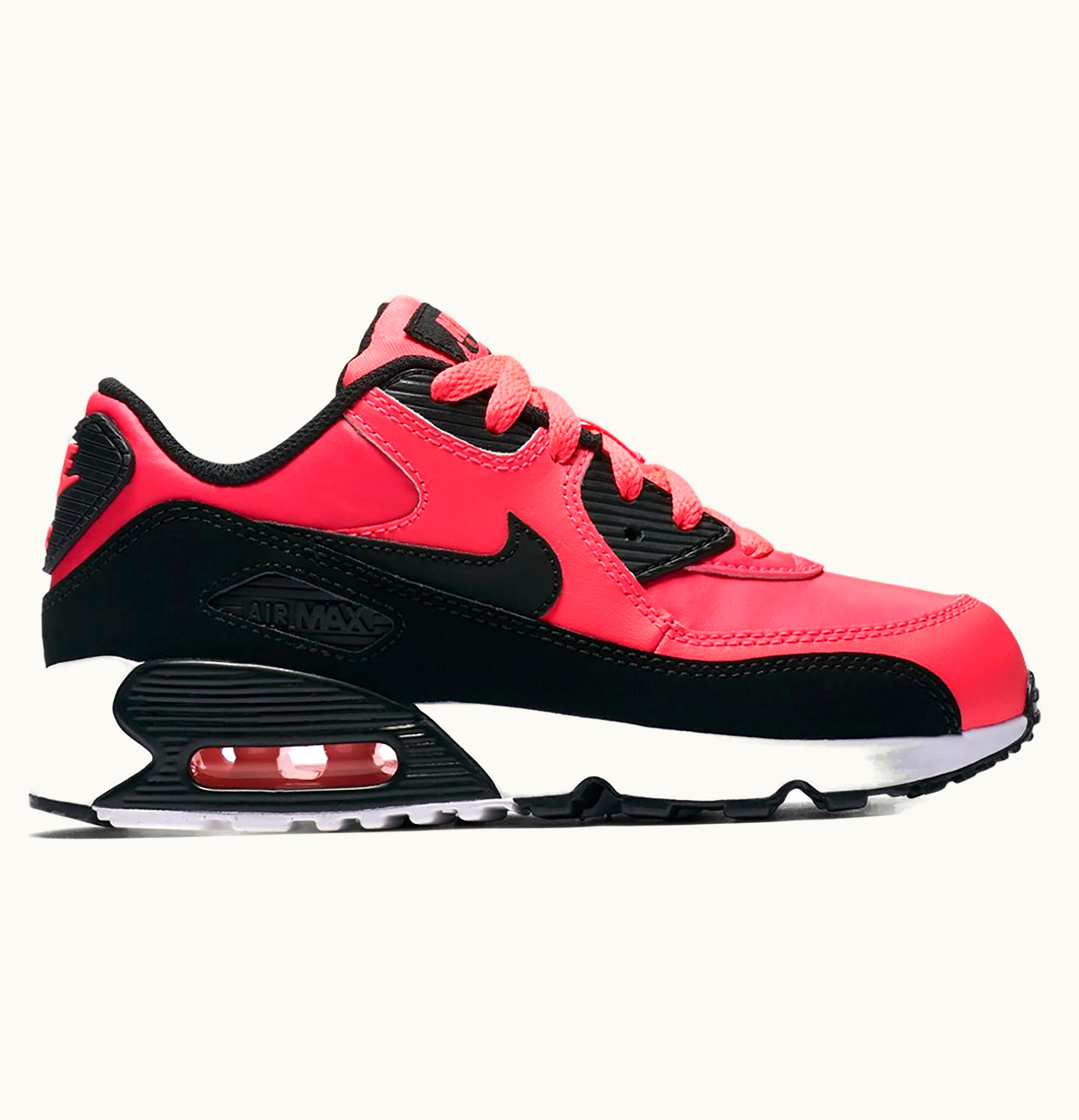 Nike Air Max 90 Leather Racer Pink Black GS