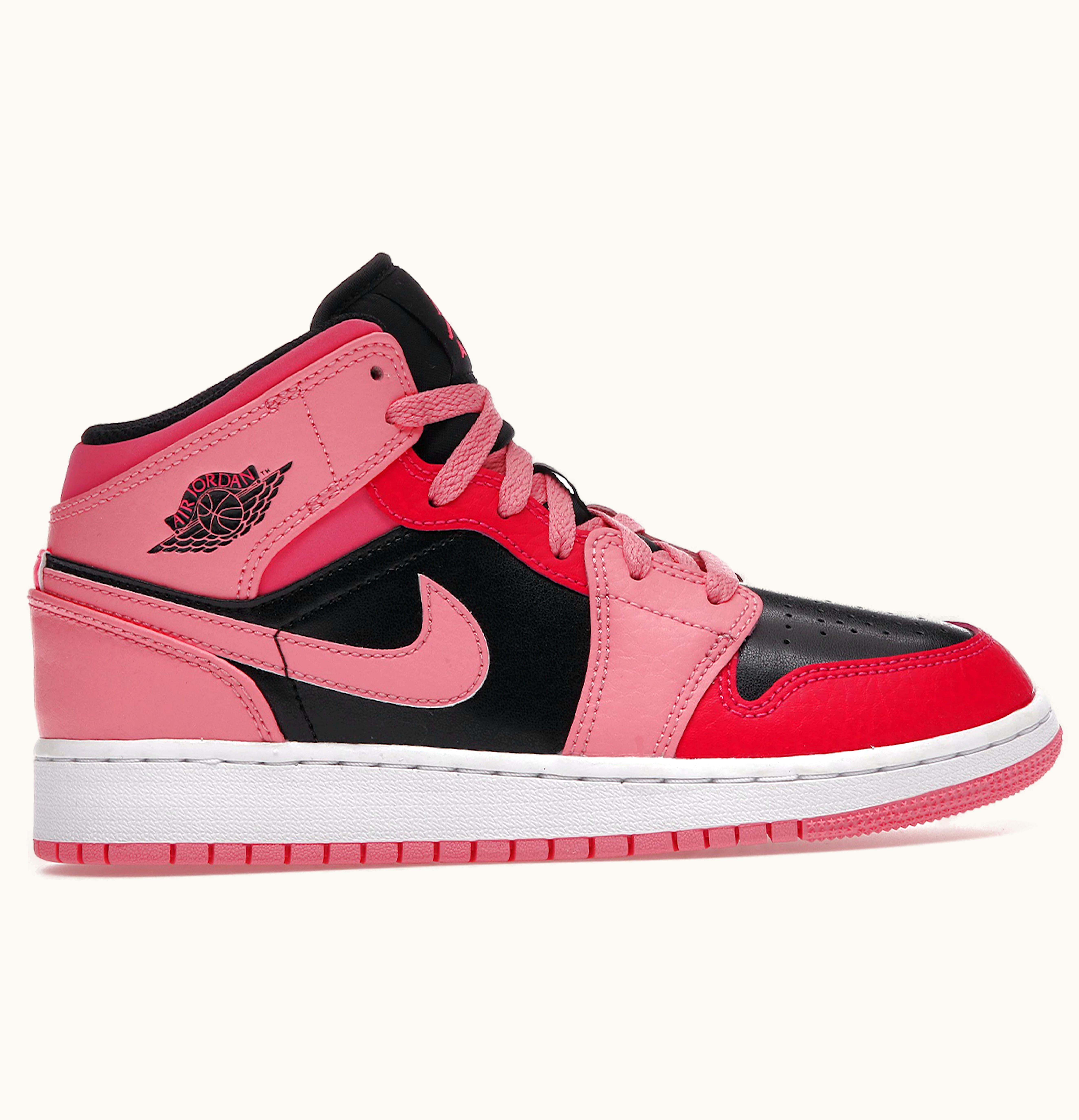 Jordan Air Jordan 1 Mid Coral Chalk GS