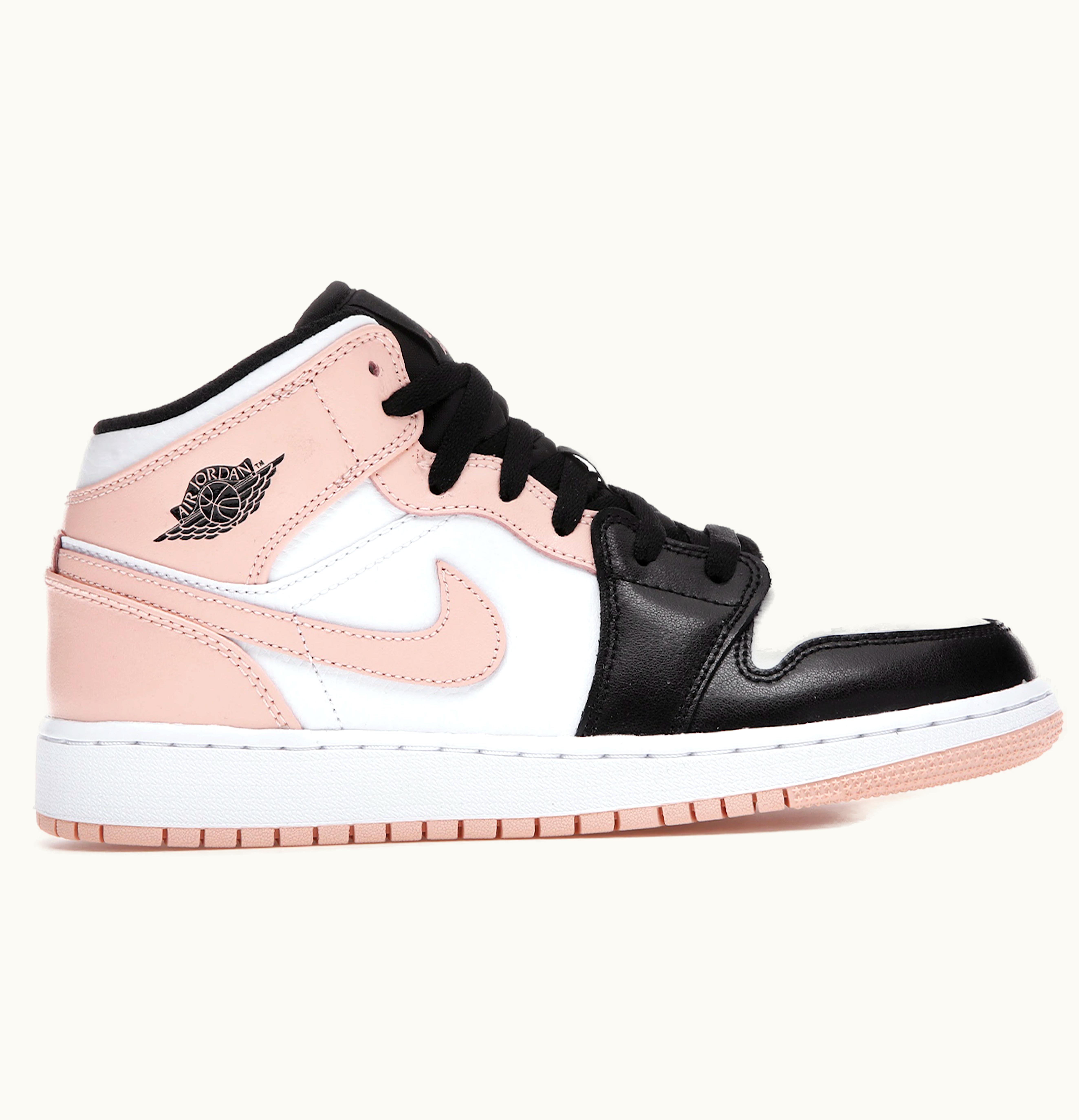 Jordan Air Jordan 1 Mid Crimson Tint Toe GS