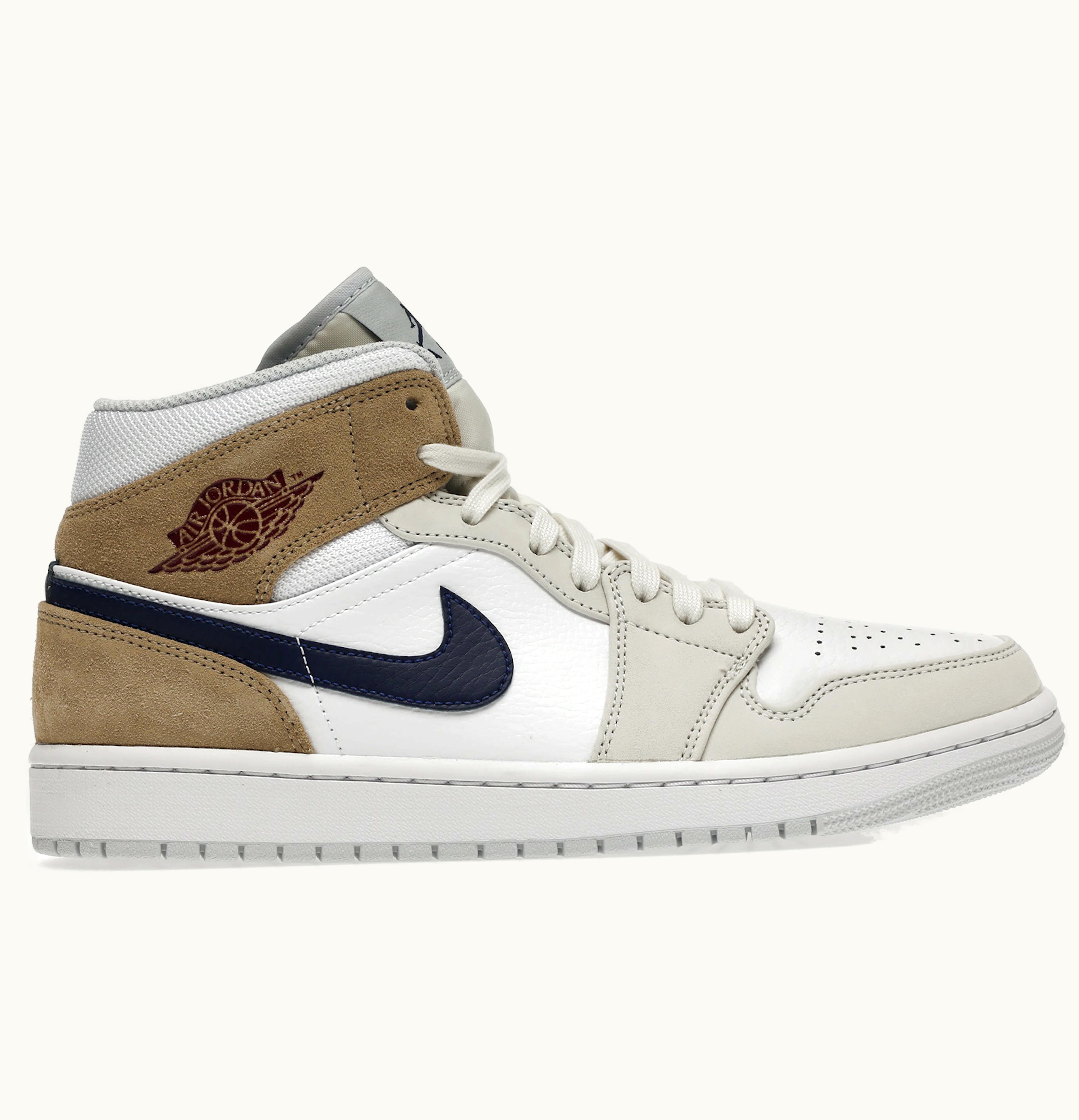 Jordan Air Jordan 1 Mid Tan Suede
