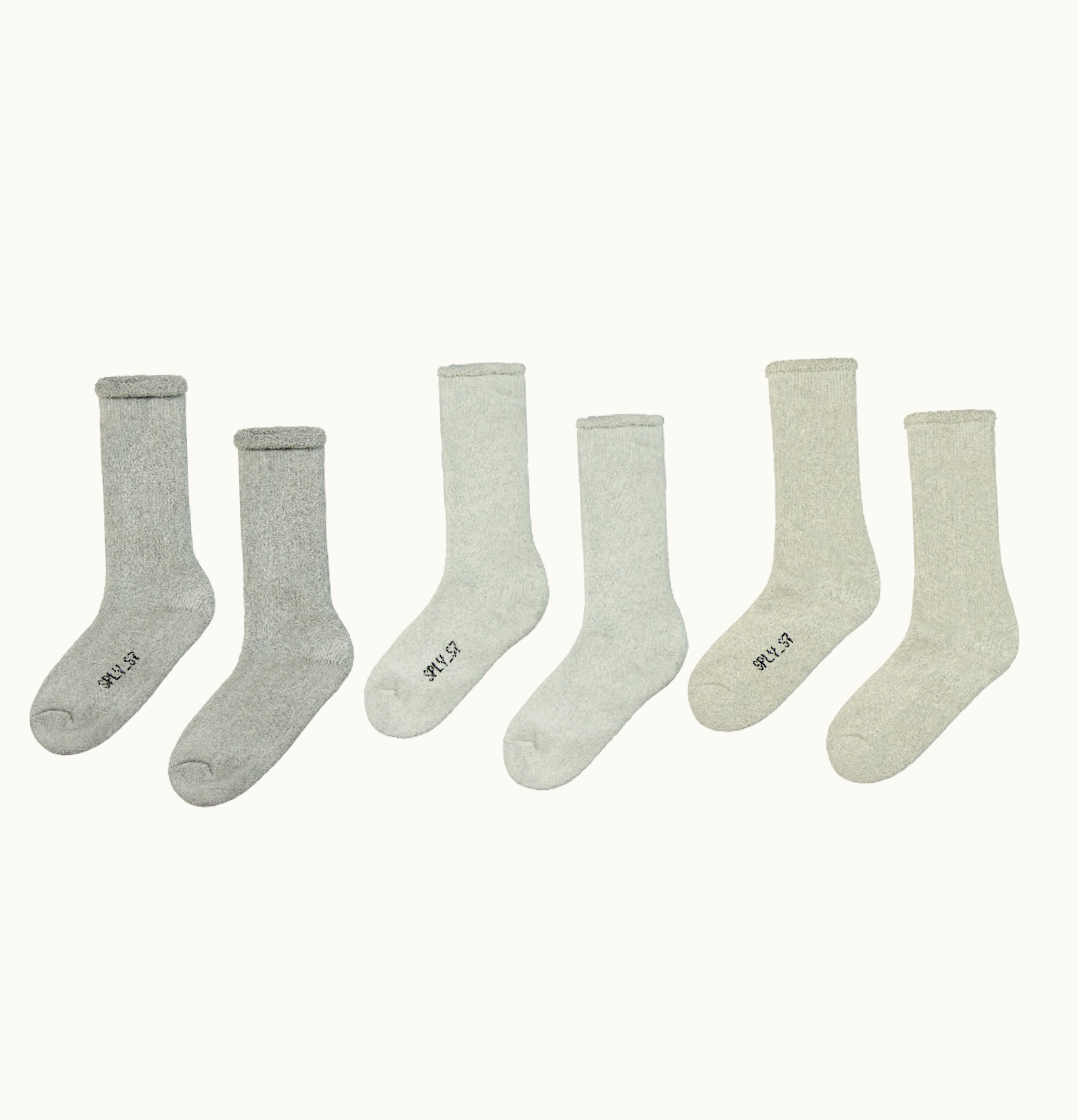 Yeezy Yeezy Bouclette Socks 3 Pack Color Two