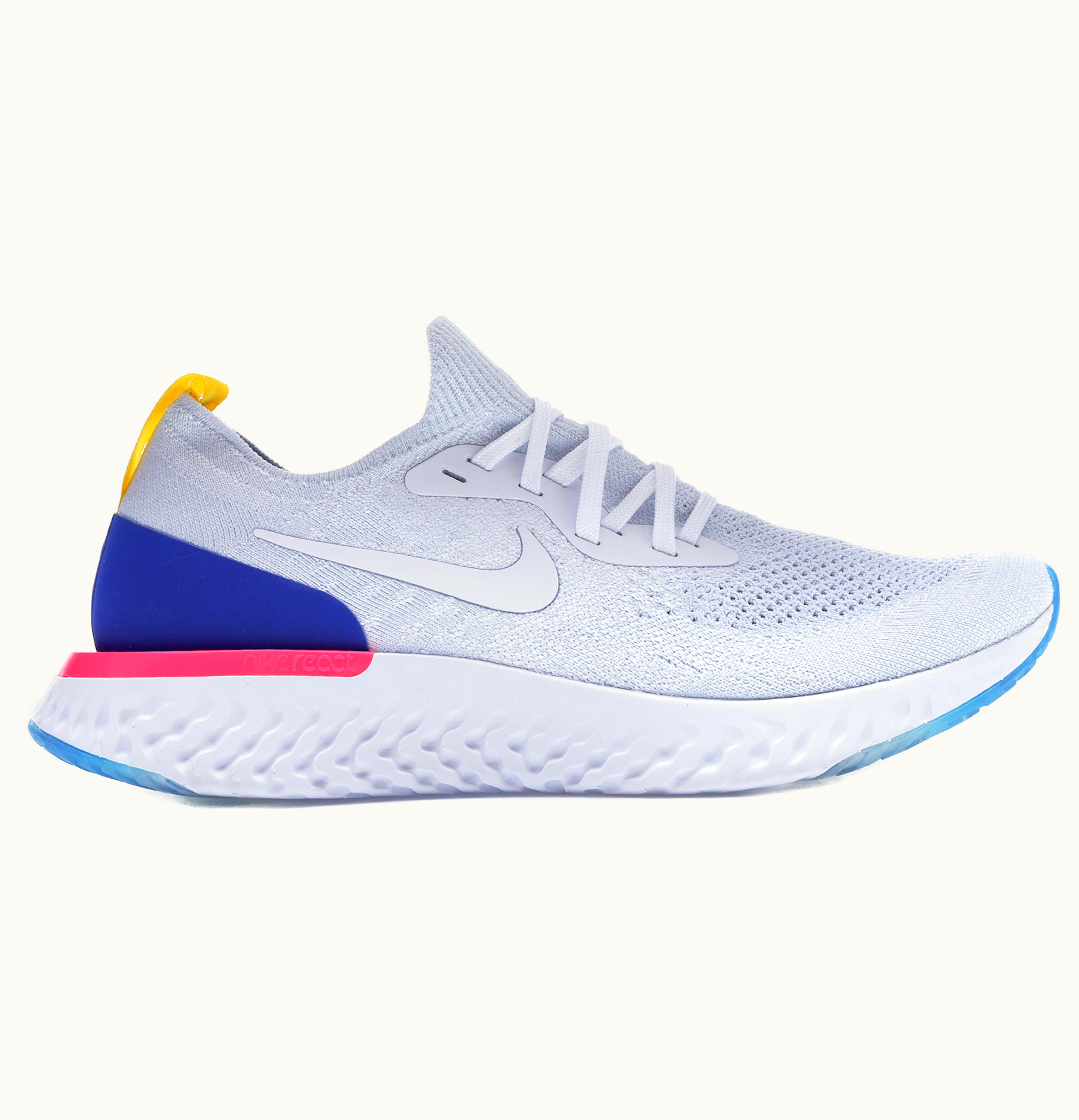 Nike Nike Epic React Flyknit White Racer Blue