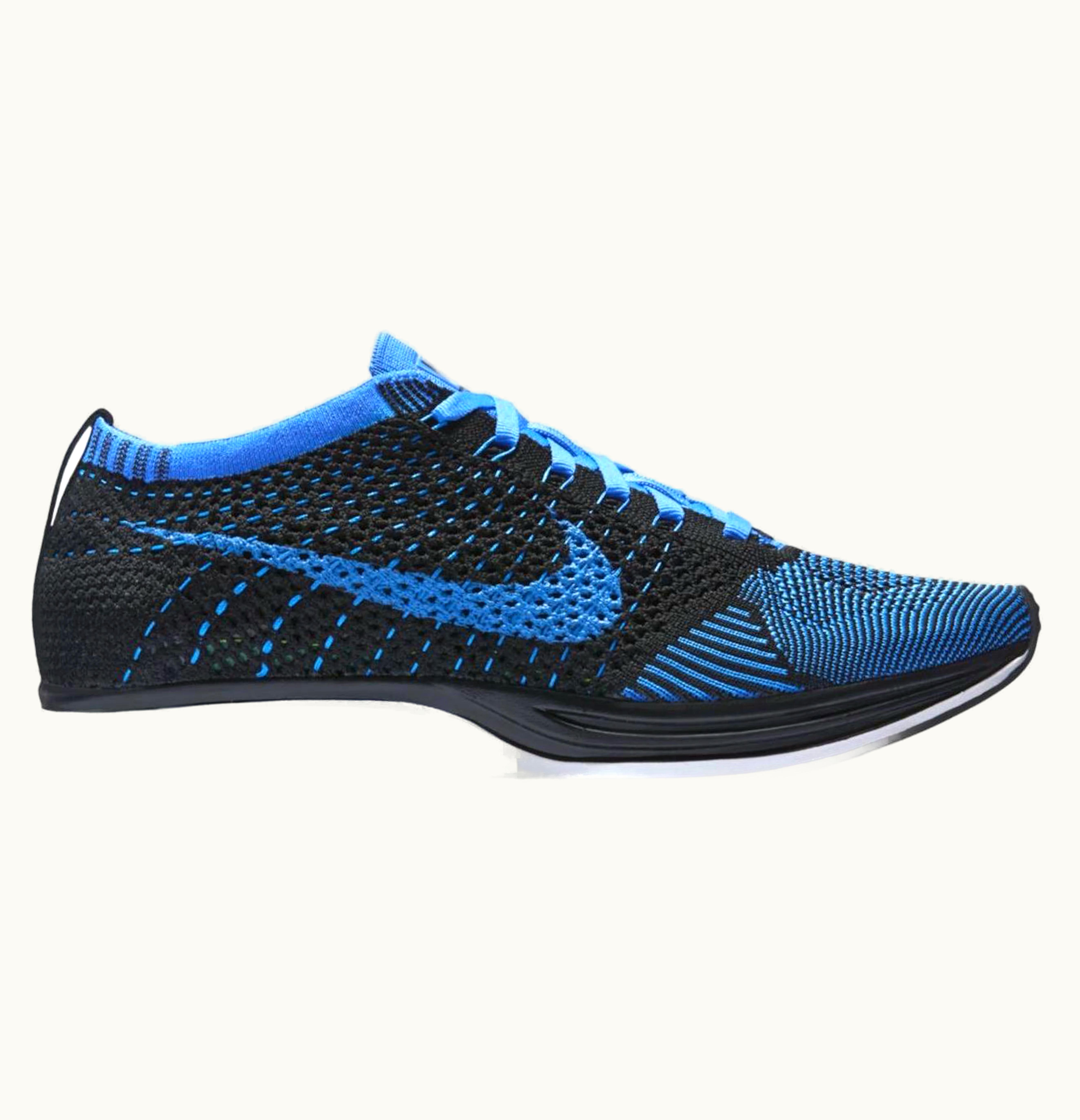 Nike Nike Flyknit Racer Black Photo Blue