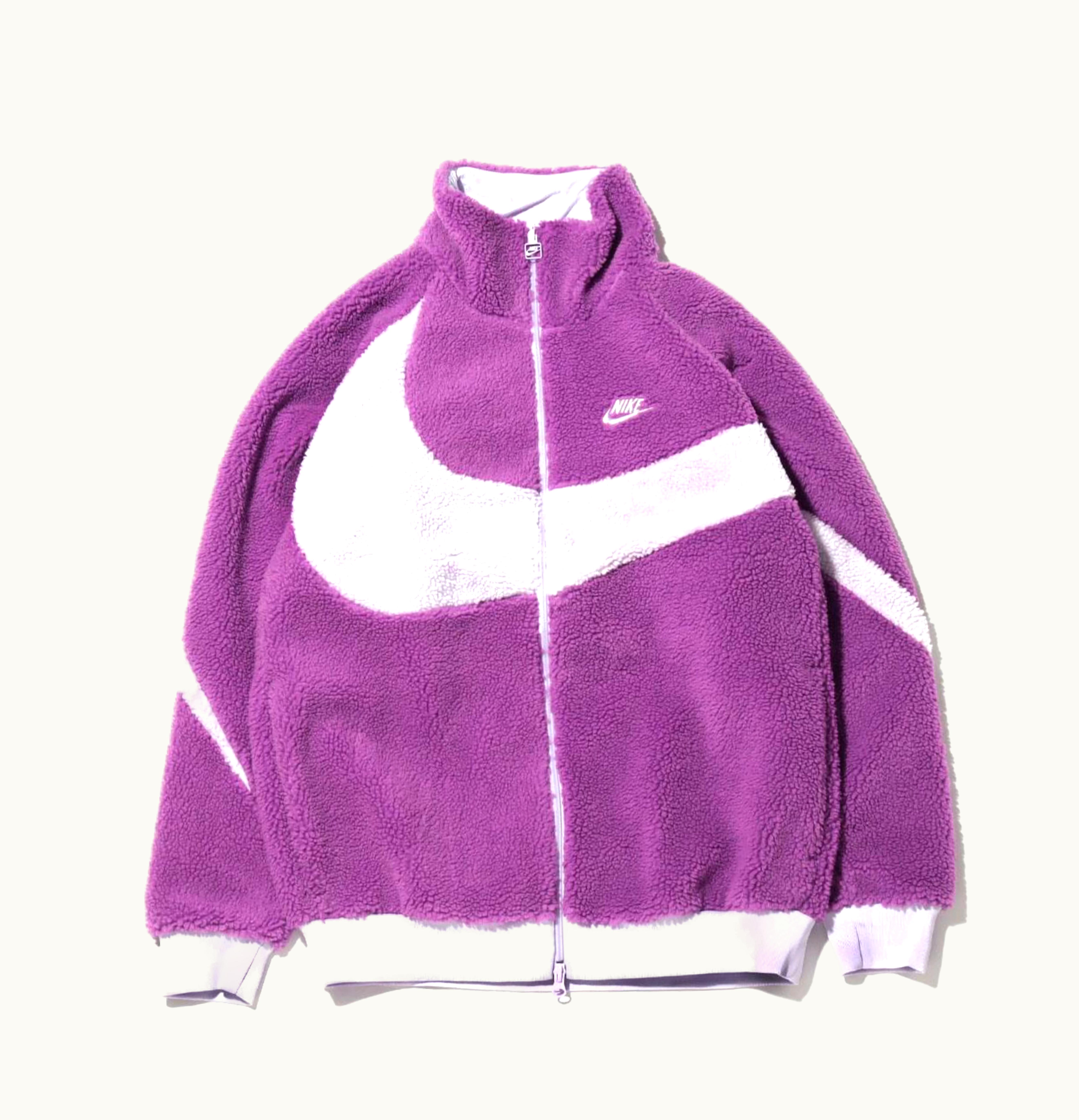 Nike Nike Big Swoosh Reversible Boa Jacket Asia Sizing Purple