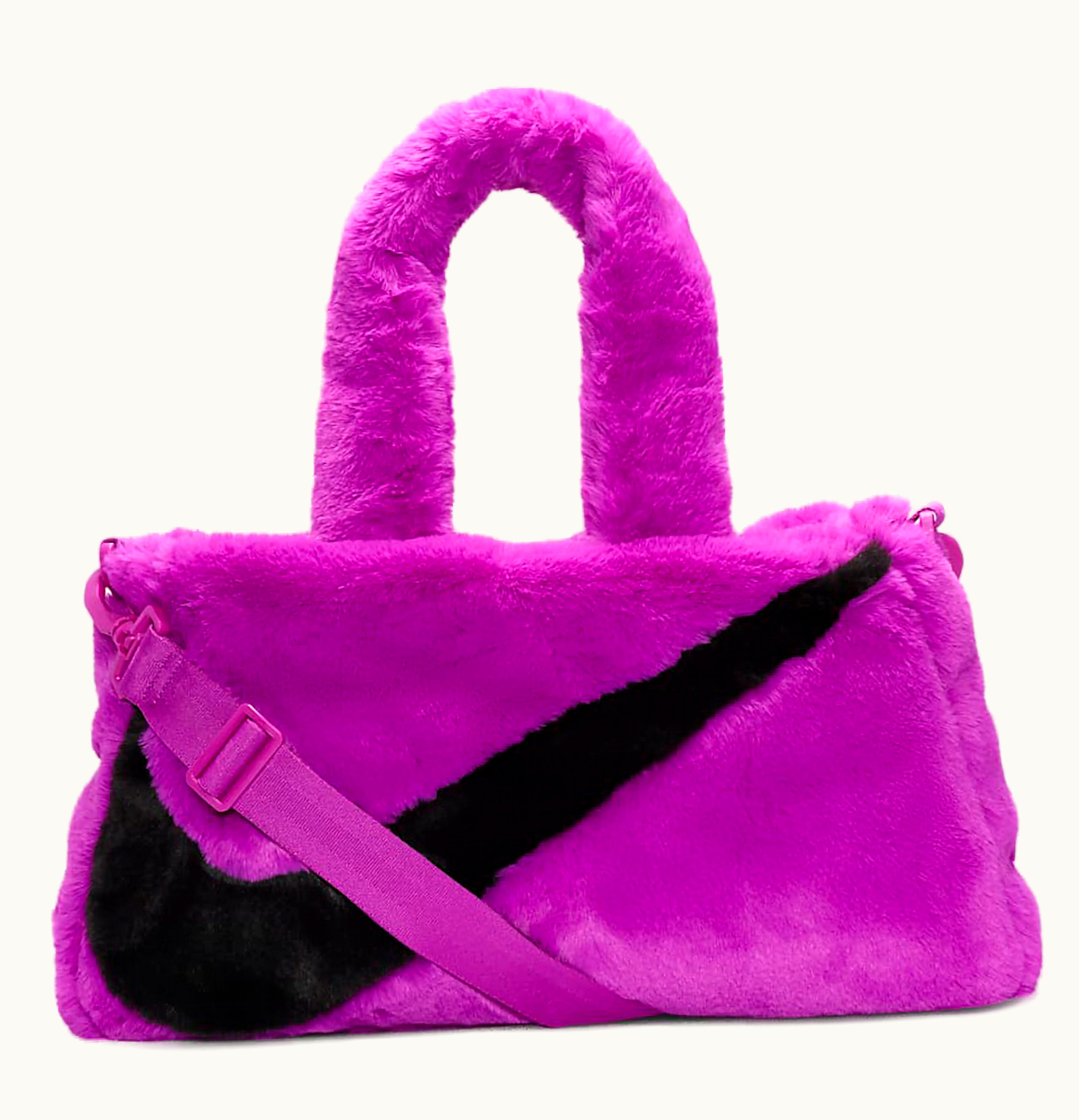 Nike Nike Faux Fur Tote Bag Vivid Purple