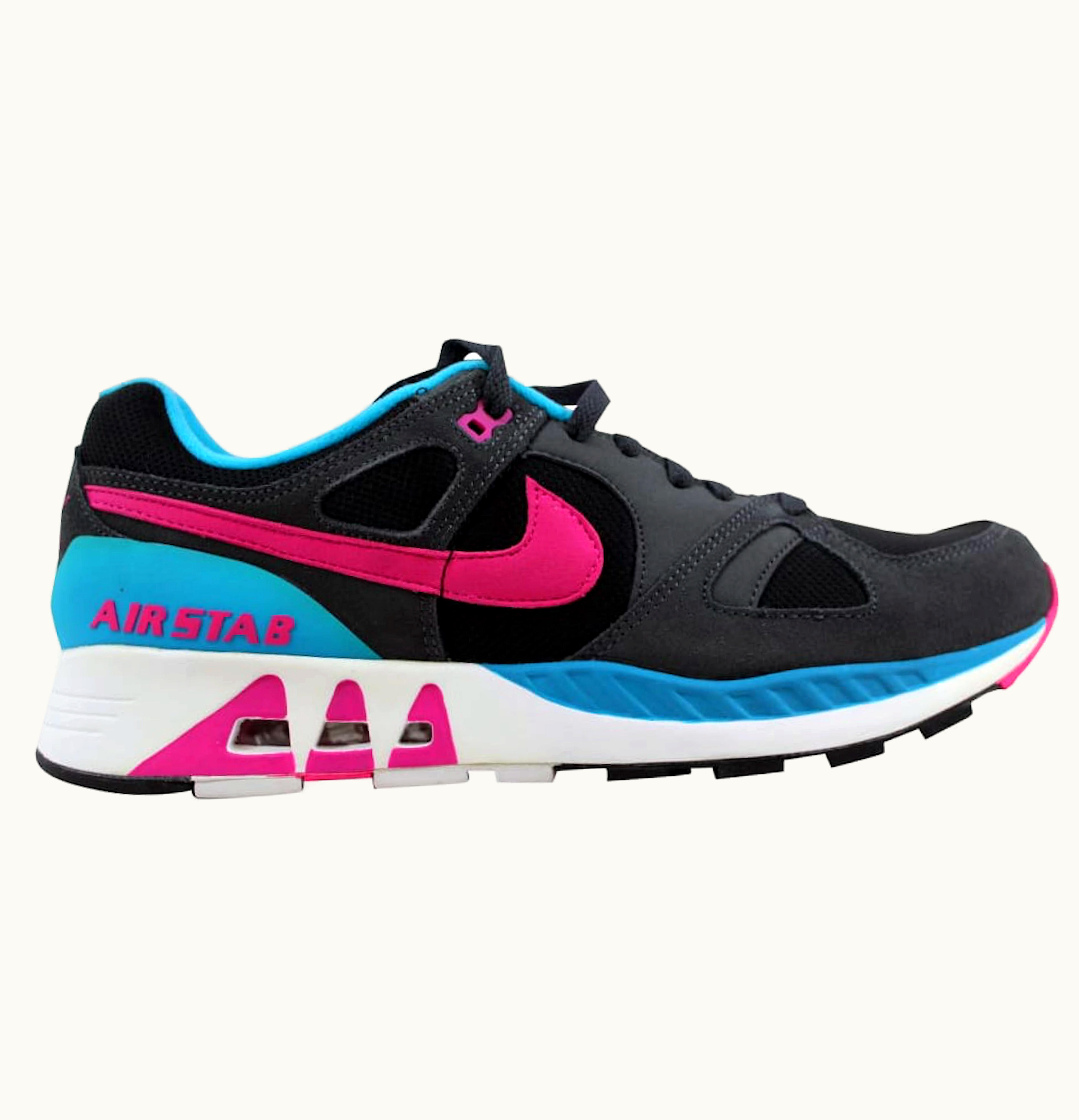 Nike Nike Air Stab Black Hot Pink Anthracite Blue Lagoon