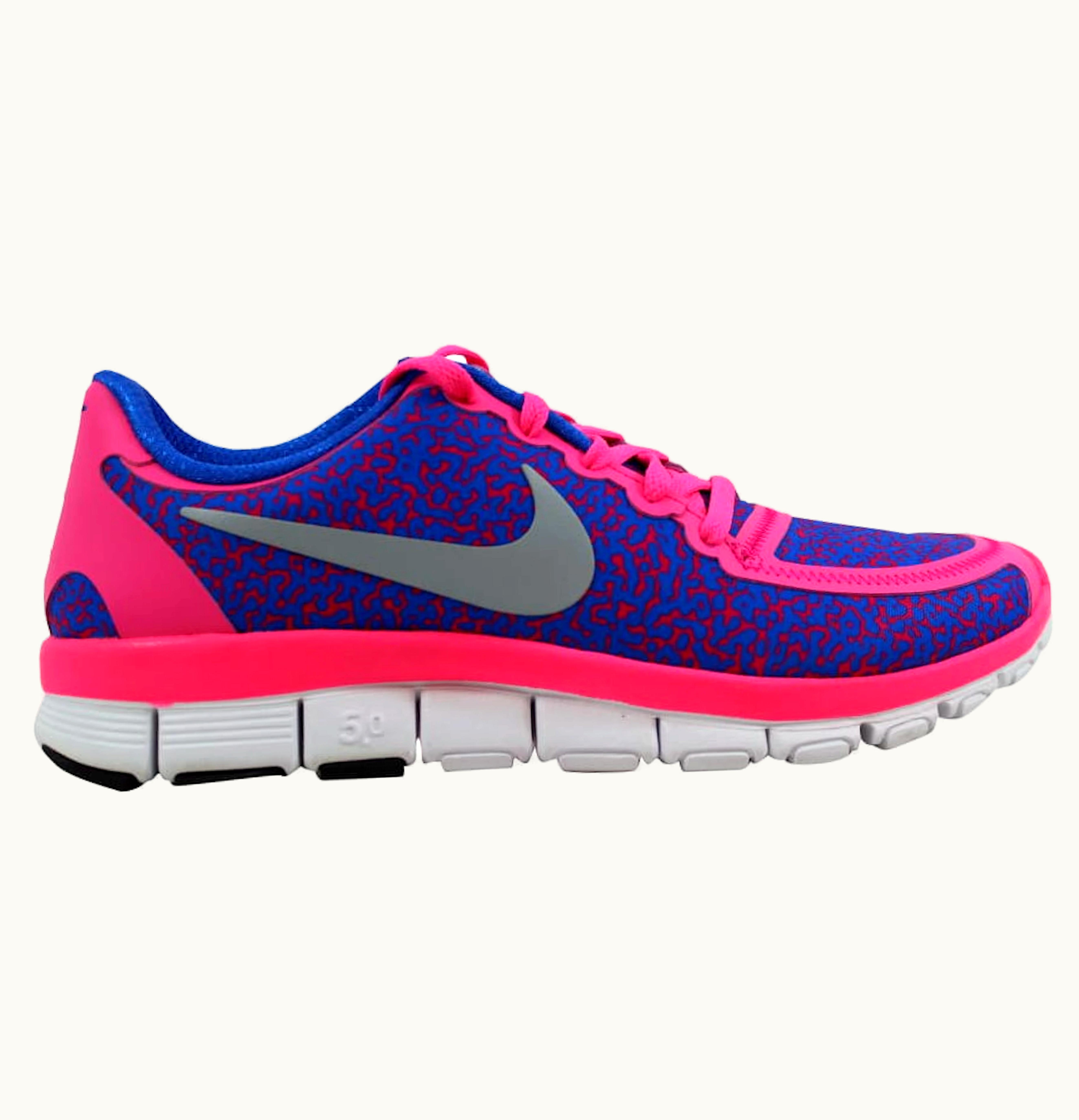 Nike Nike Free 50 V4 Hyper Pink Metallic Platinum Hyper Cobalt W